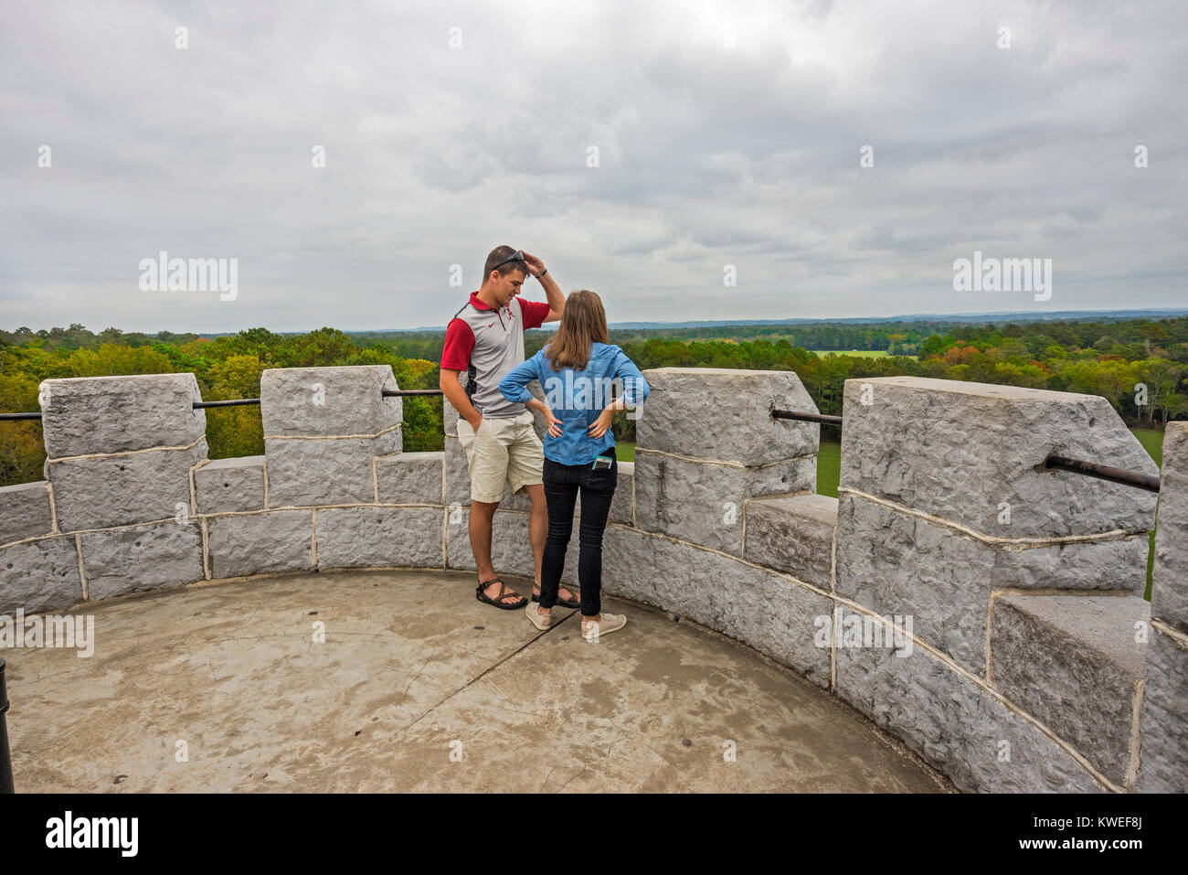 Chickamauga e Chattanooga National Military Park si trova in Georgia e Tennessee ed è stato uno dei più battaglie decisive della guerra civile. Foto Stock