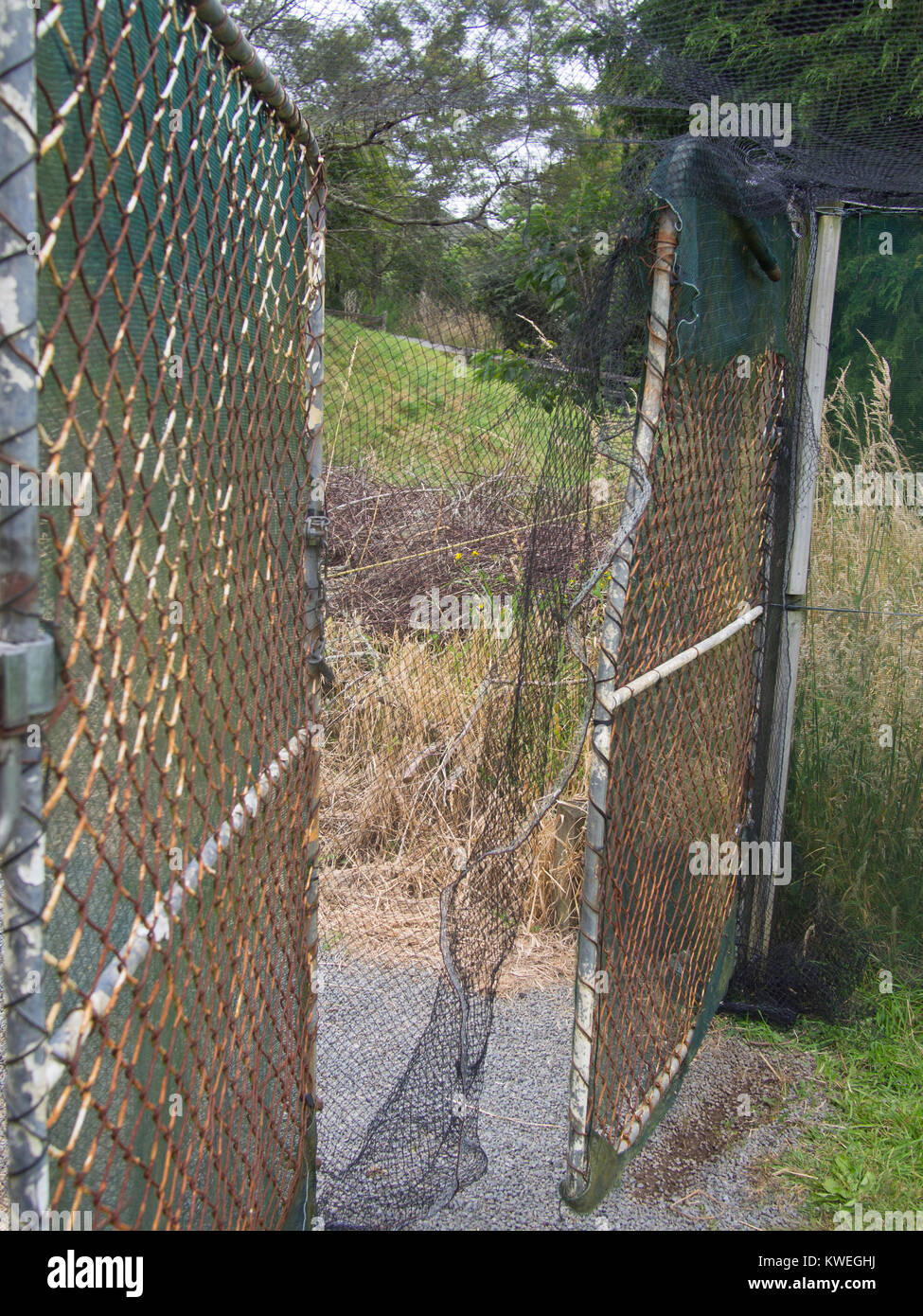 Cancelli metallici Foto Stock