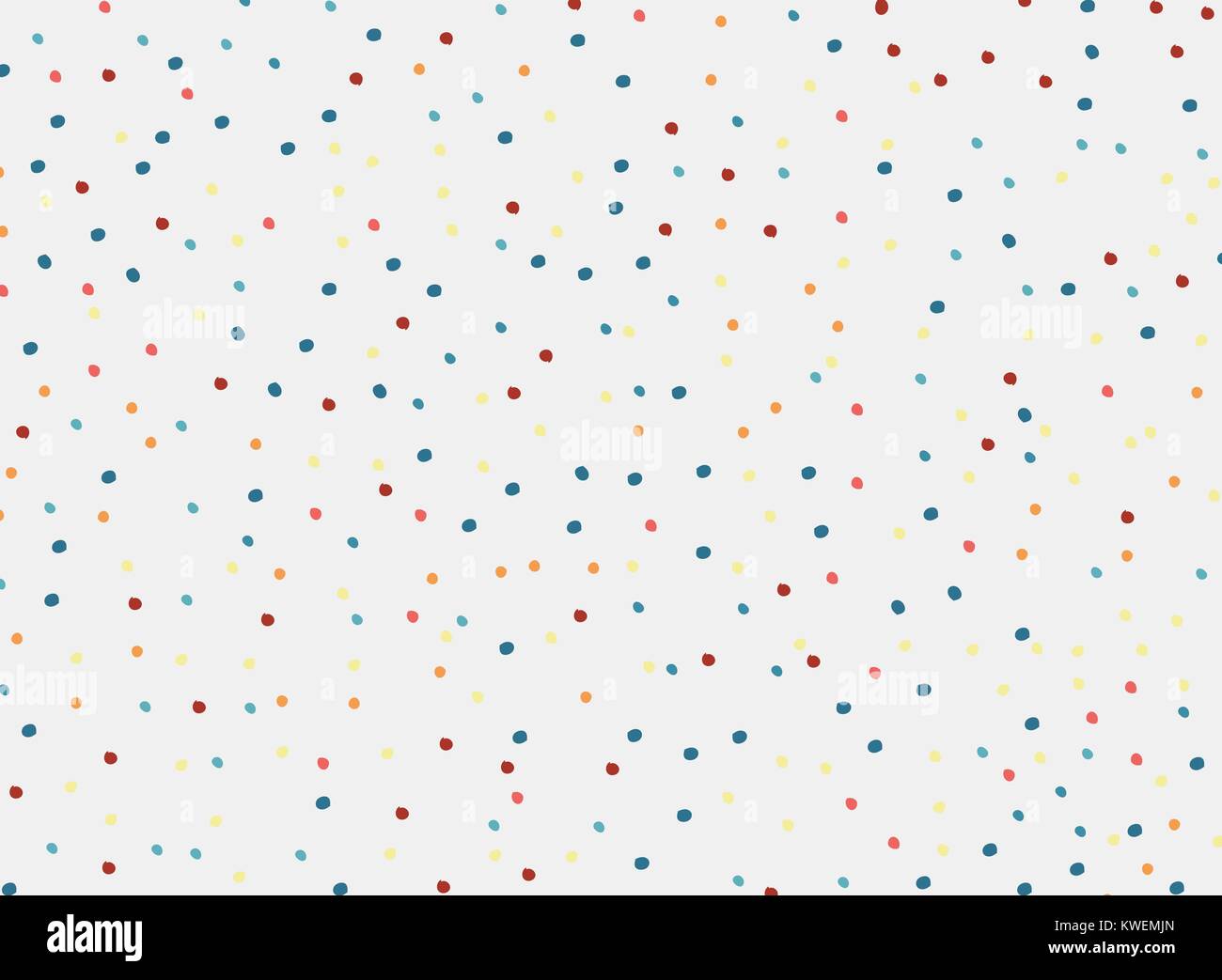 A pois pattern colorati su sfondo bianco e texture. Illustrazione  Vettoriale Immagine e Vettoriale - Alamy