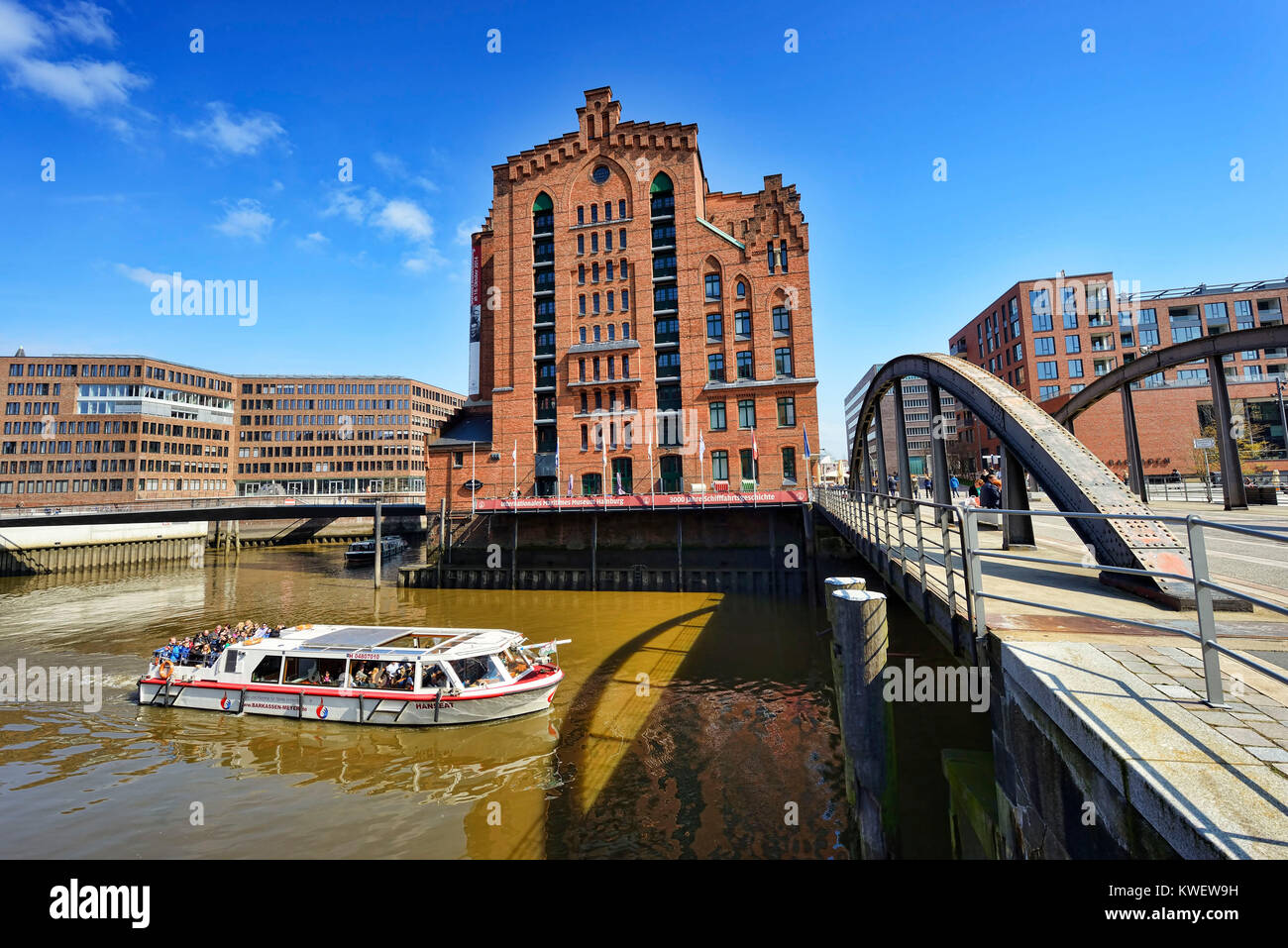 International Maritime museum nella città portuale di Amburgo, Germania, Europa, Internationales Maritimes Museum in der Hafencity von Hamburg, Deutschl Foto Stock