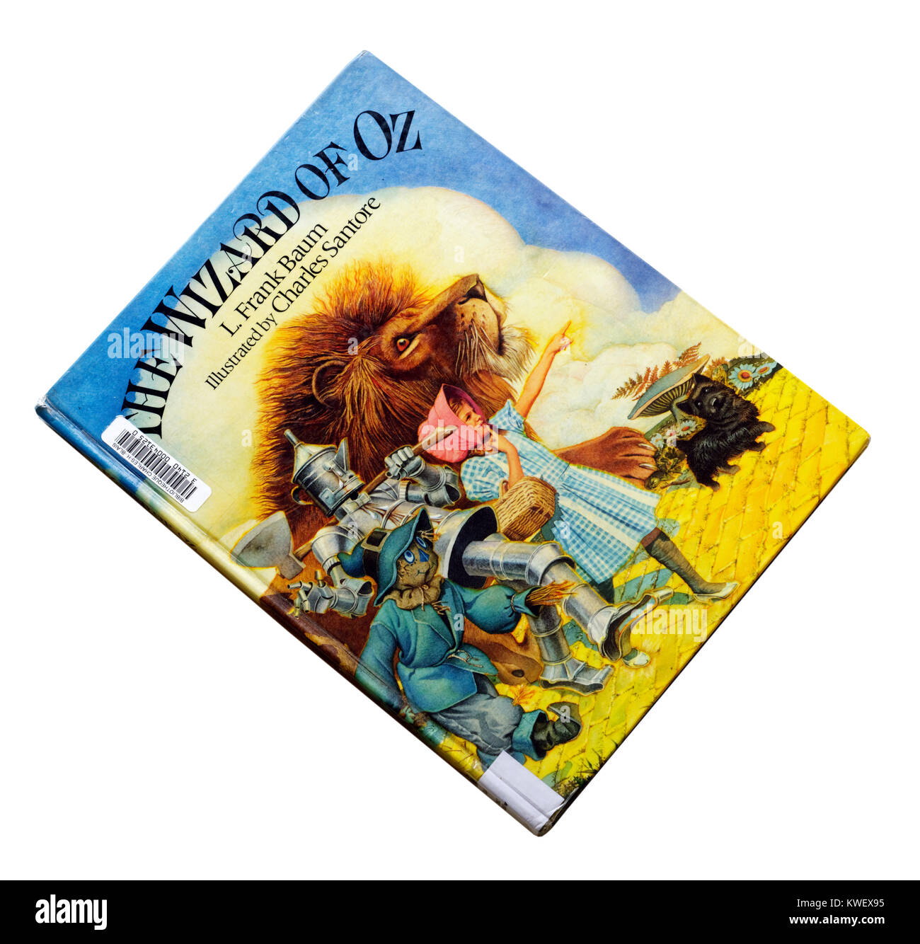 Libro illustrato del Wizard of Oz Foto Stock