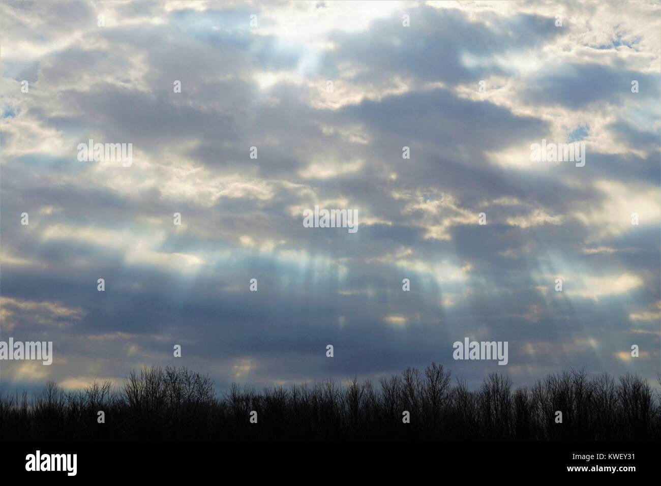 I cieli narrano la gloria di Dio Foto Stock
