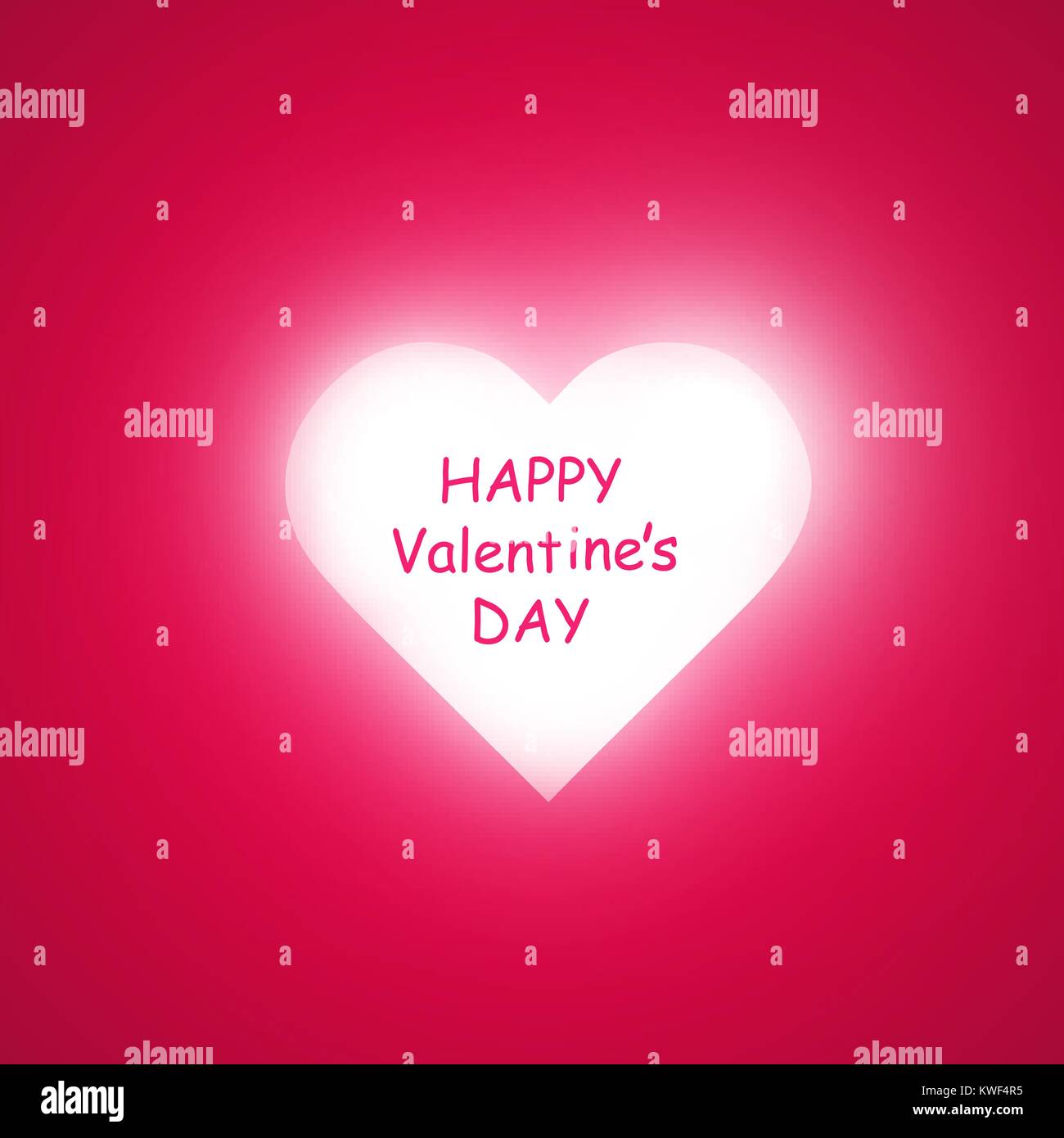 Happy Valentines Day greeting card. Io vi amo. 14 febbraio. Holiday sfondo con cuori con freccia, luce, stelle su sfondo rosa. Vector Illust Illustrazione Vettoriale