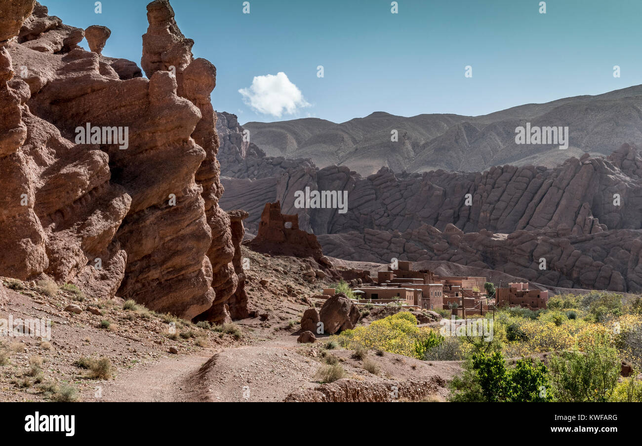 Immagine del paesaggio marocchino Foto Stock