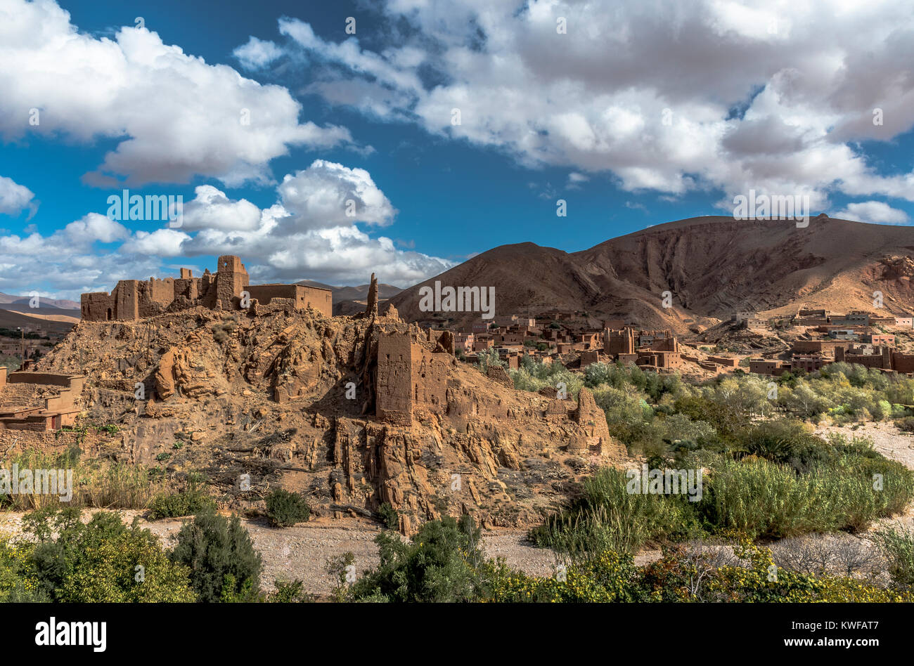 Immagine del paesaggio marocchino Foto Stock