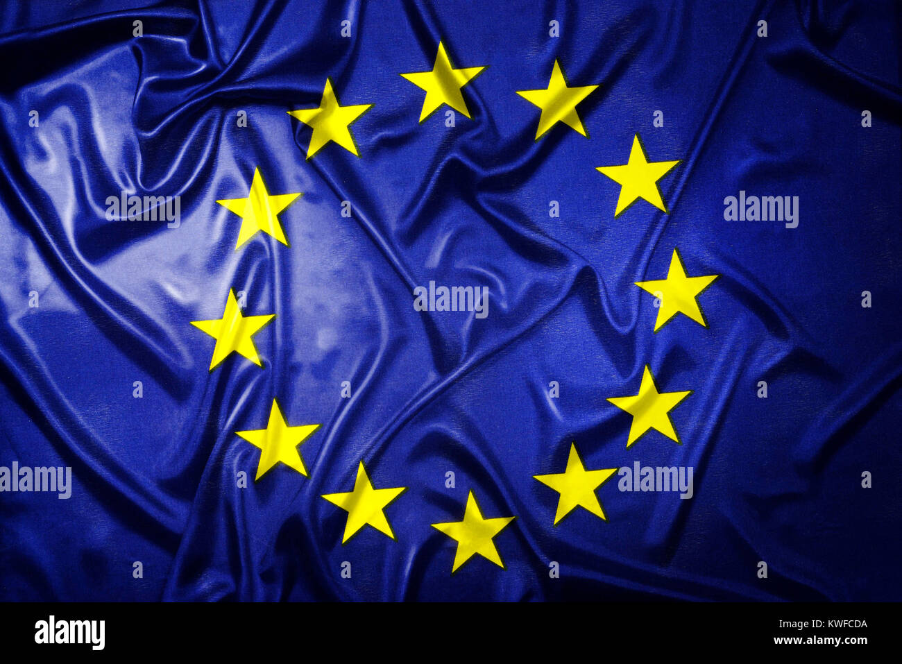 Bandiera dell'UE, UE-Fahne Foto Stock