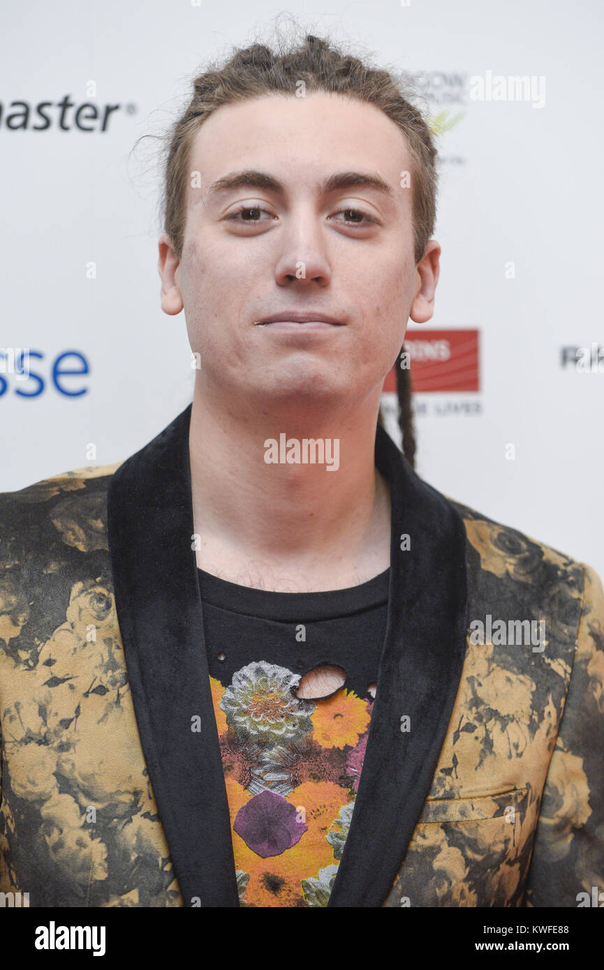 Musicisti che frequentano il xix annuale di SSE Scottish Music Awards presso il vecchio mercato della frutta in Glasgow. Dotato di: Calum Ingram dove: Glasgow, Regno Unito quando: 02 Dic 2017 Credit: Euan ciliegio/WENN.com Foto Stock