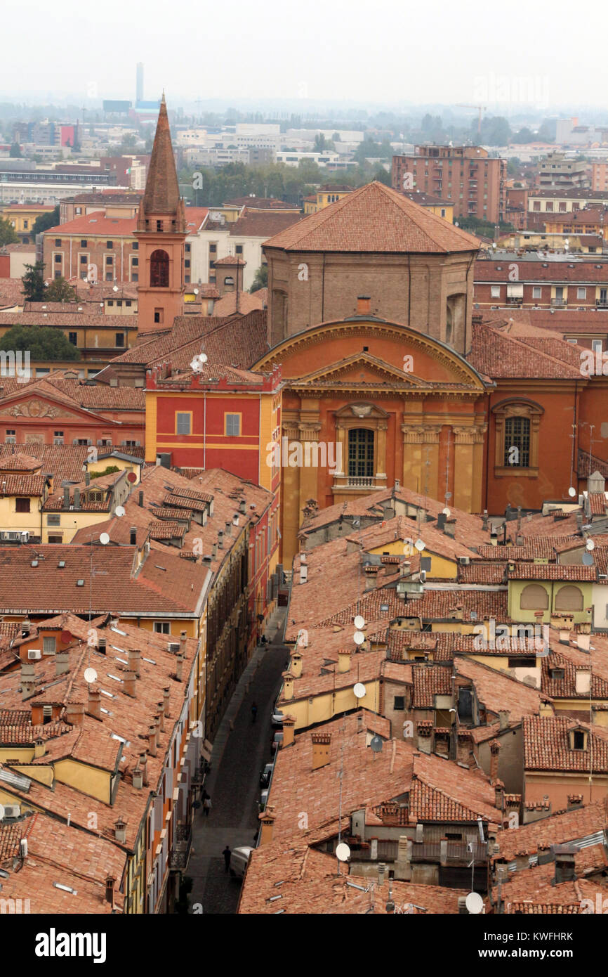 La città di Modena, Emilia Romagna, Italia Foto Stock