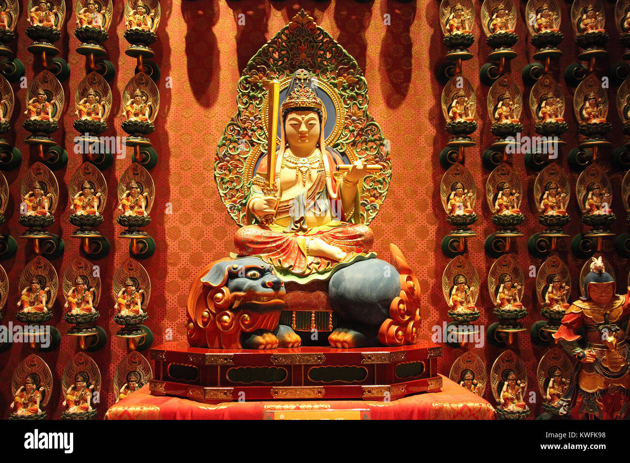 Manjushri Bodhisattva Foto Stock