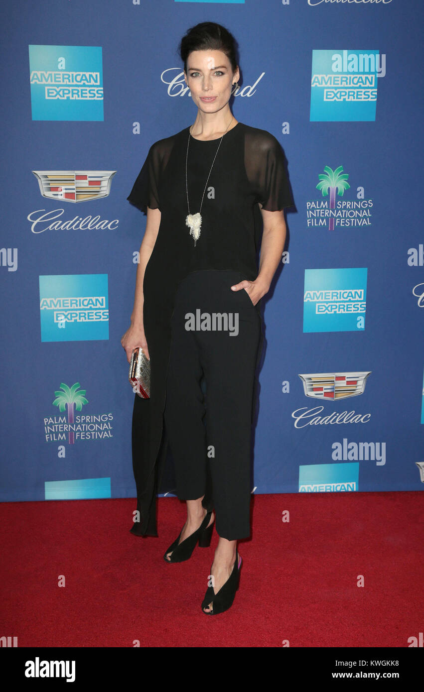 Palm Springs, California, Stati Uniti d'America. Il 2 gennaio, 2018. 02 Gennaio 2018 - Palm Springs, California - Jessica pare. Ventinovesima annuale di Palm Springs International Film Festival Film Awards Gala. Credito foto: F. Sadou/AdMedia Credito: F. Sadou/AdMedia/ZUMA filo/Alamy Live News Foto Stock