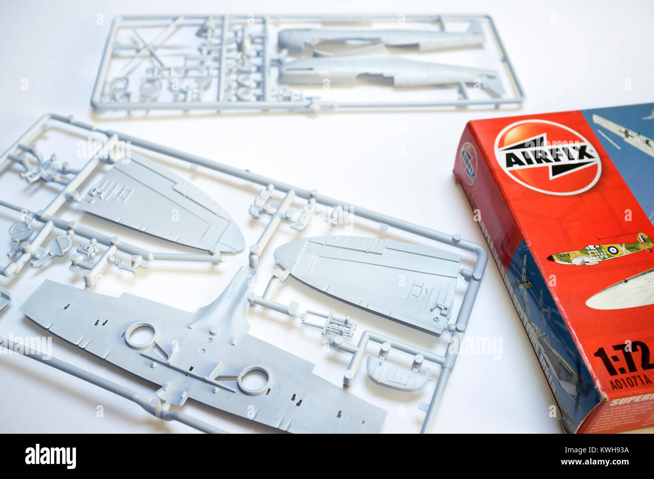 Airfix scala 1/72 modello Spitfire Foto Stock