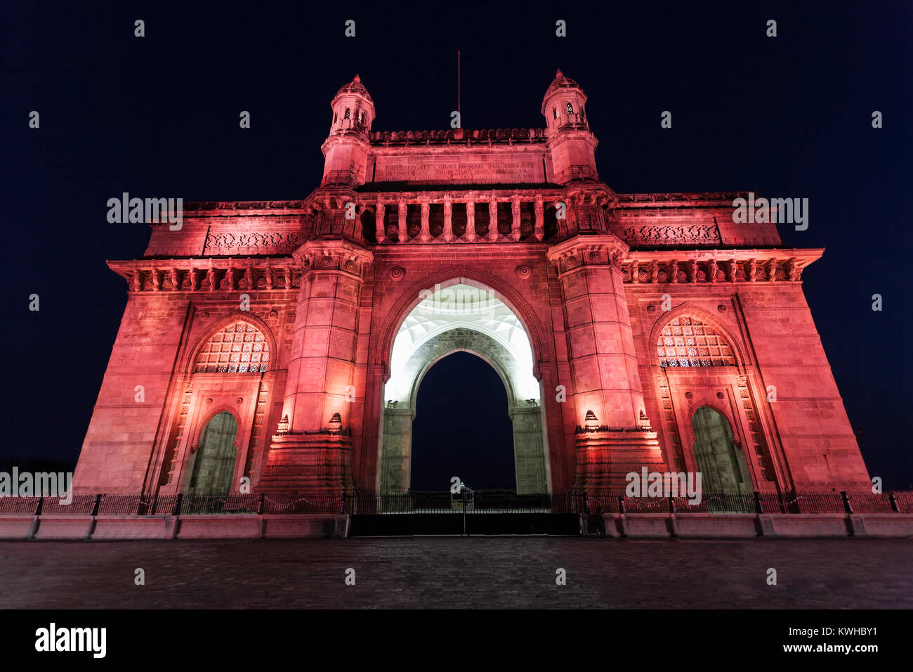 Il Gateway of India in Mumbai, India Foto Stock