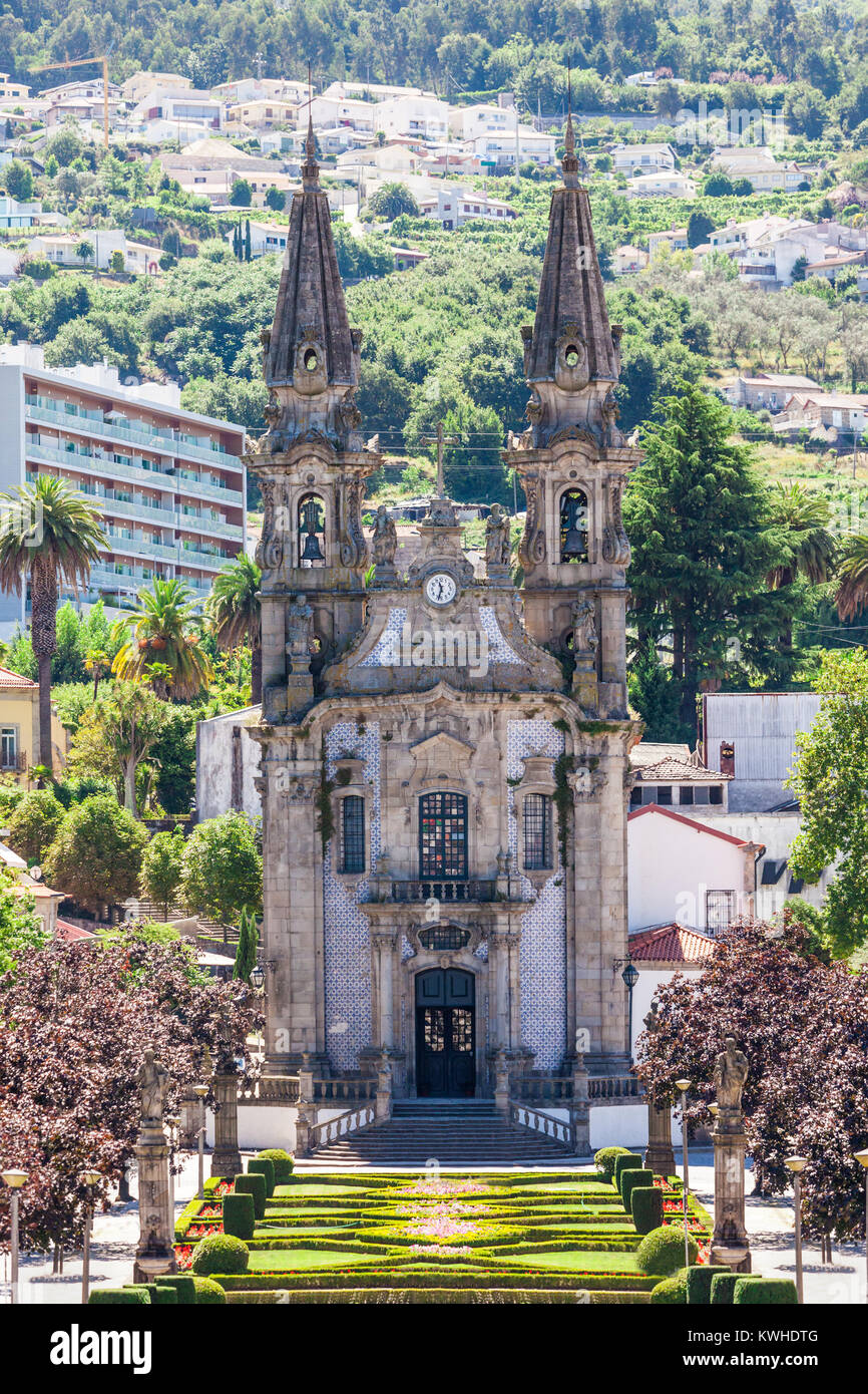 Nossa Senhora da Consolacao E Dos Santos Passos chiesa (Sao Gualter Chiesa) in Guimaraes, Portogallo Foto Stock