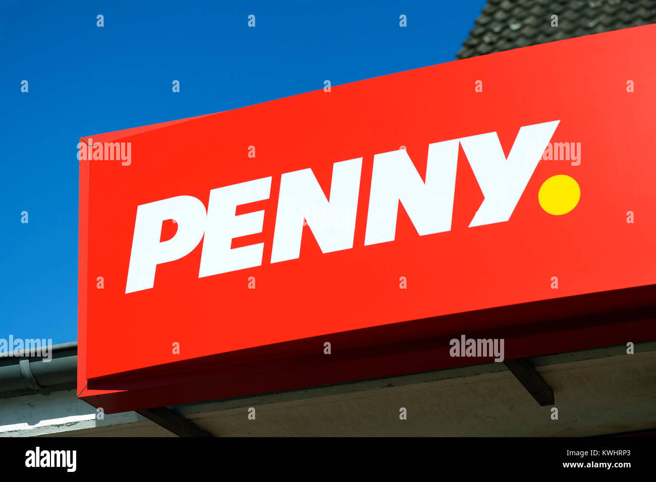 Penny, alimentare lo sconto shop, Lebensmitteldiscounter Foto Stock