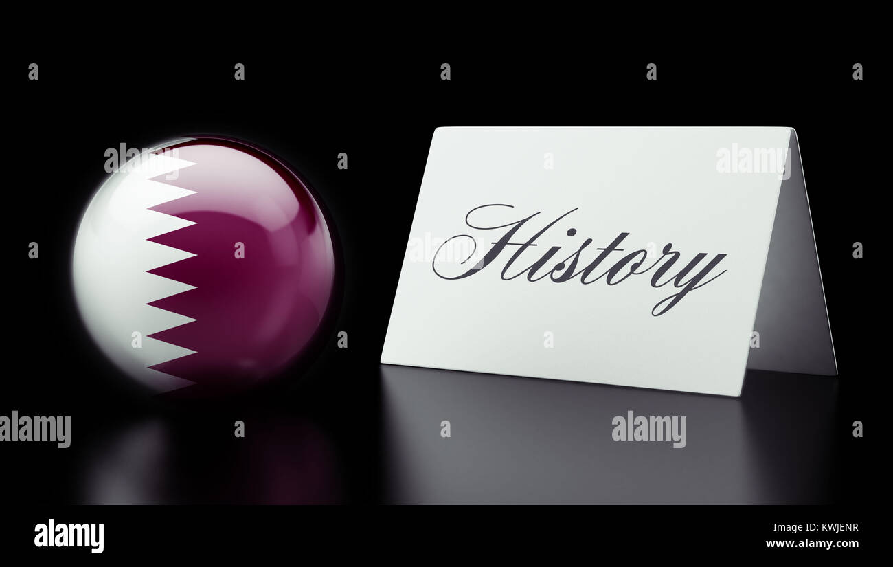 Il Qatar ad alta risoluzione il concetto di storia Foto Stock