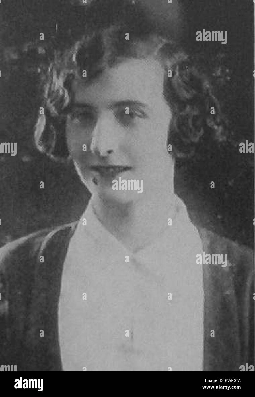 Zofia Bandurka, fotografata nel 1932, era un individuo polacco documentato durante il periodo tra le due guerre, riflettendo la fotografia ritrattistica polacca all'inizio del XX secolo e la storia sociale. Foto Stock