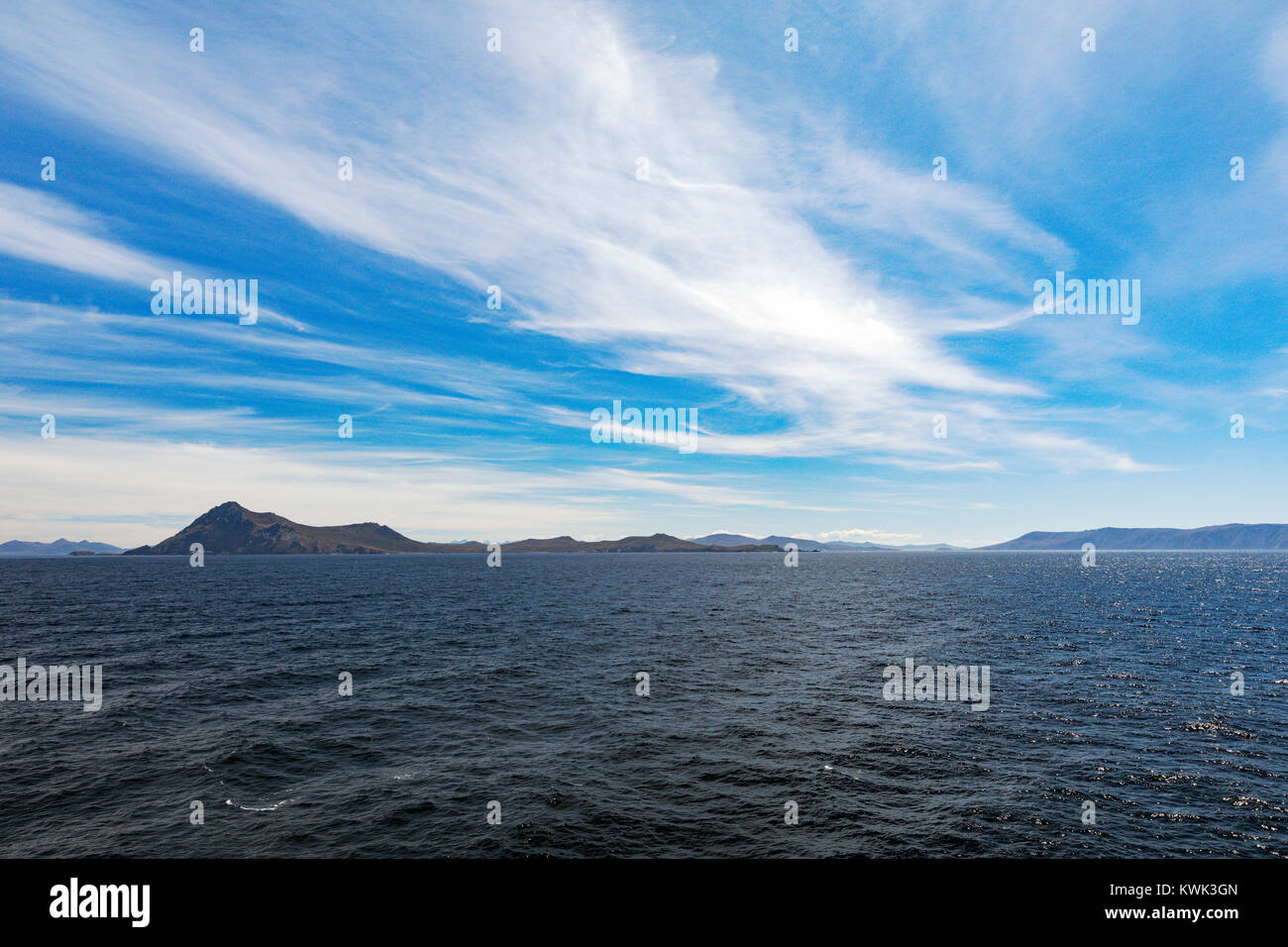 Capo Horn; Cabo de Hornos; è la più meridionale del promontorio di Tierra del Fuego arcipelago del sud del Cile; Hornos isola. Confine settentrionale di Drake P Foto Stock