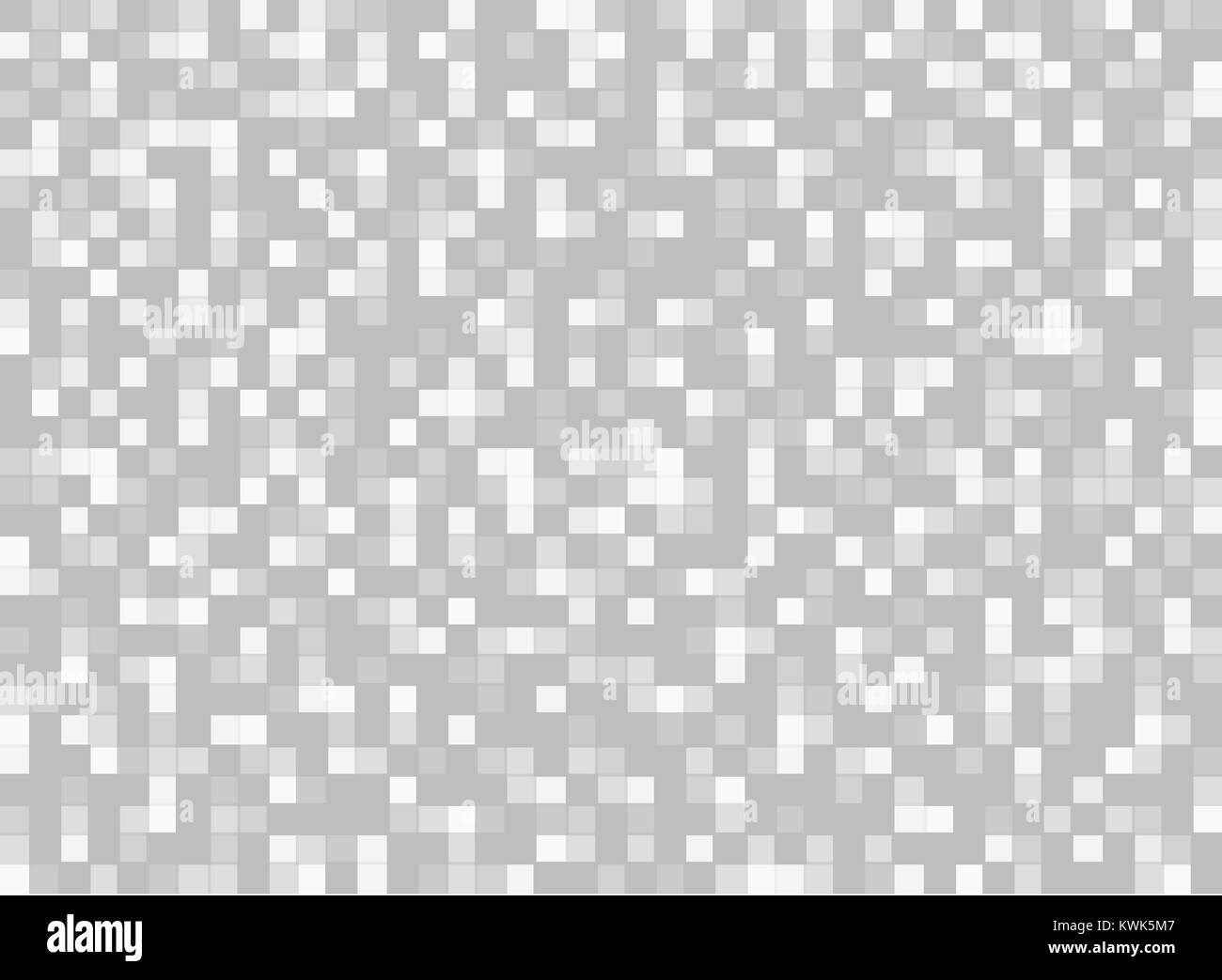 Piazze astratta geometrica e grigio sfondo bianco. Pixel, griglia mosaico. Illustrazione Vettoriale Illustrazione Vettoriale