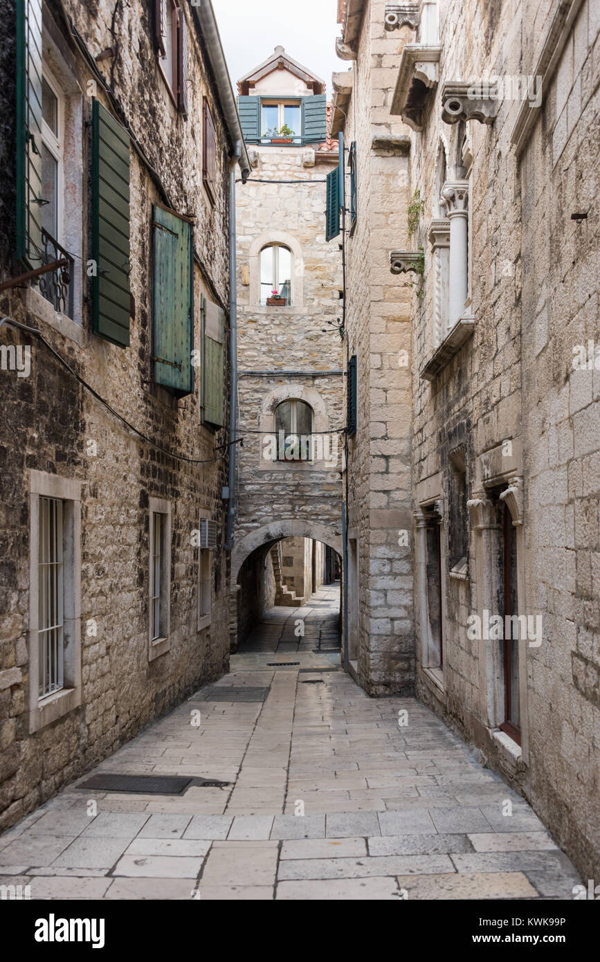 Papaliceva Street, gioco di troni ubicazione, Split, Croazia Foto Stock