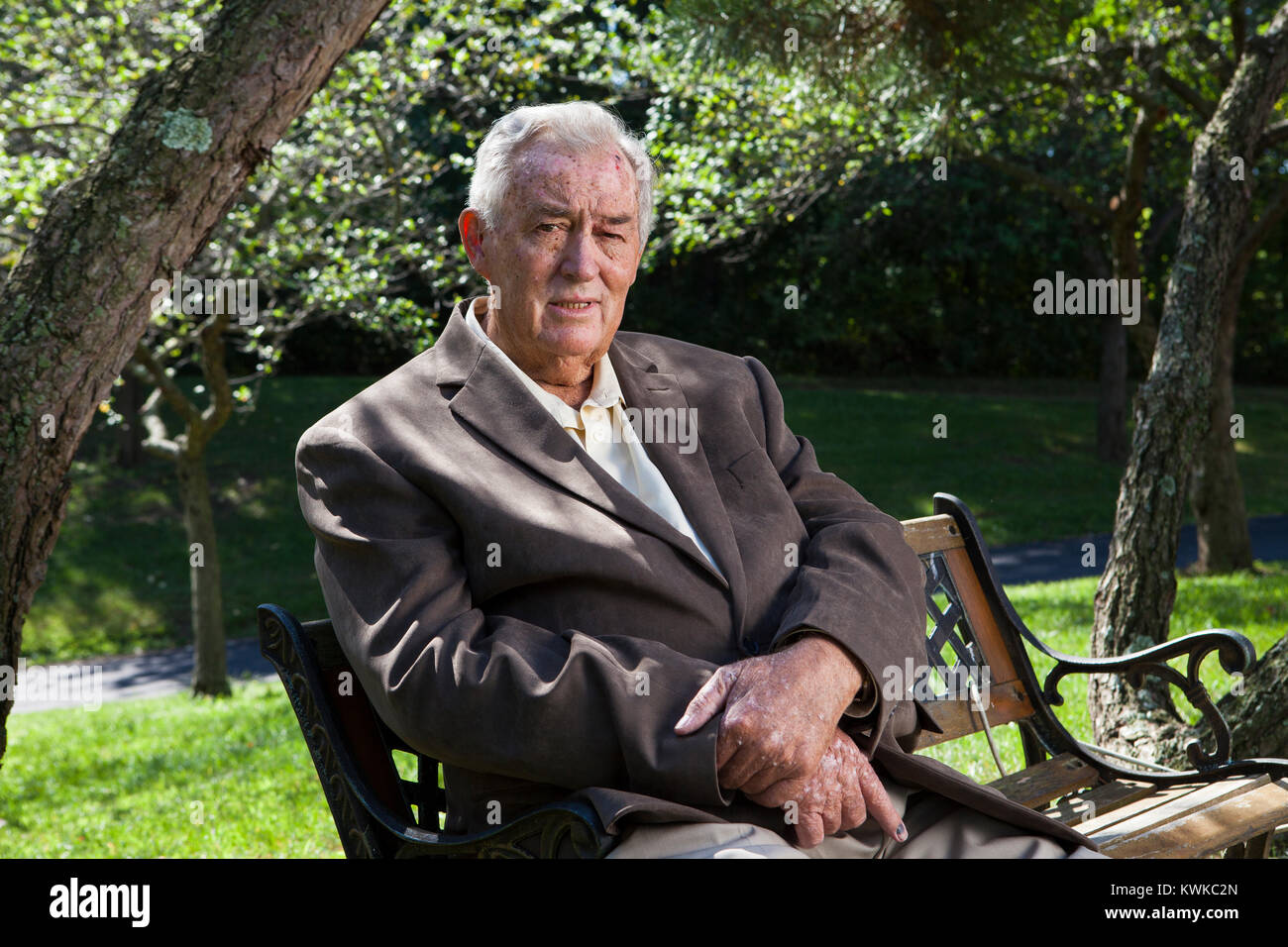 Richard Leakey, paleoanthropologist, conservatore e professore di Antropologia presso Stony Brook, dove egli è presidente del Turkana Istituto bacino. Foto Stock