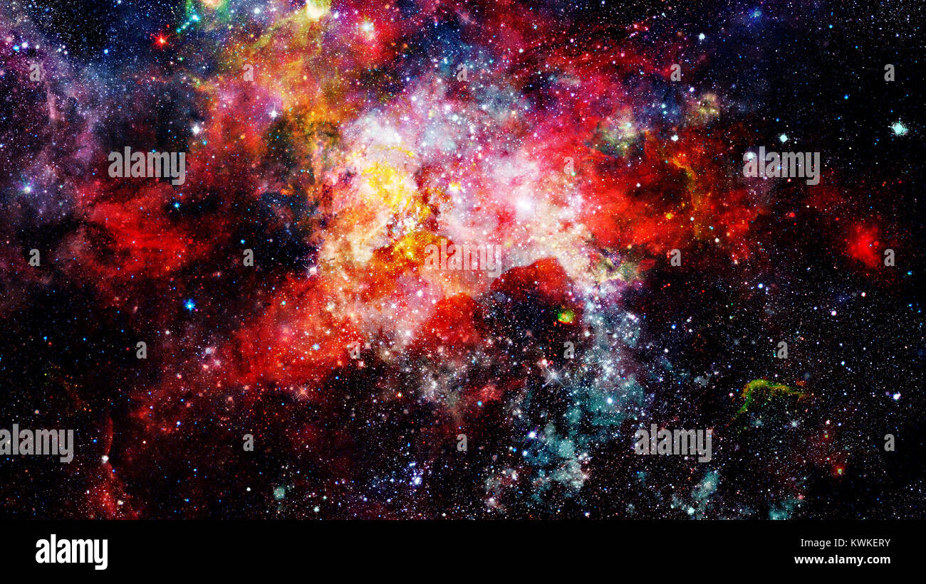 Spazio profondo art. Galassie, nebulose e stelle nell'universo. Gli elementi di questa immagine fornita dalla NASA Foto Stock