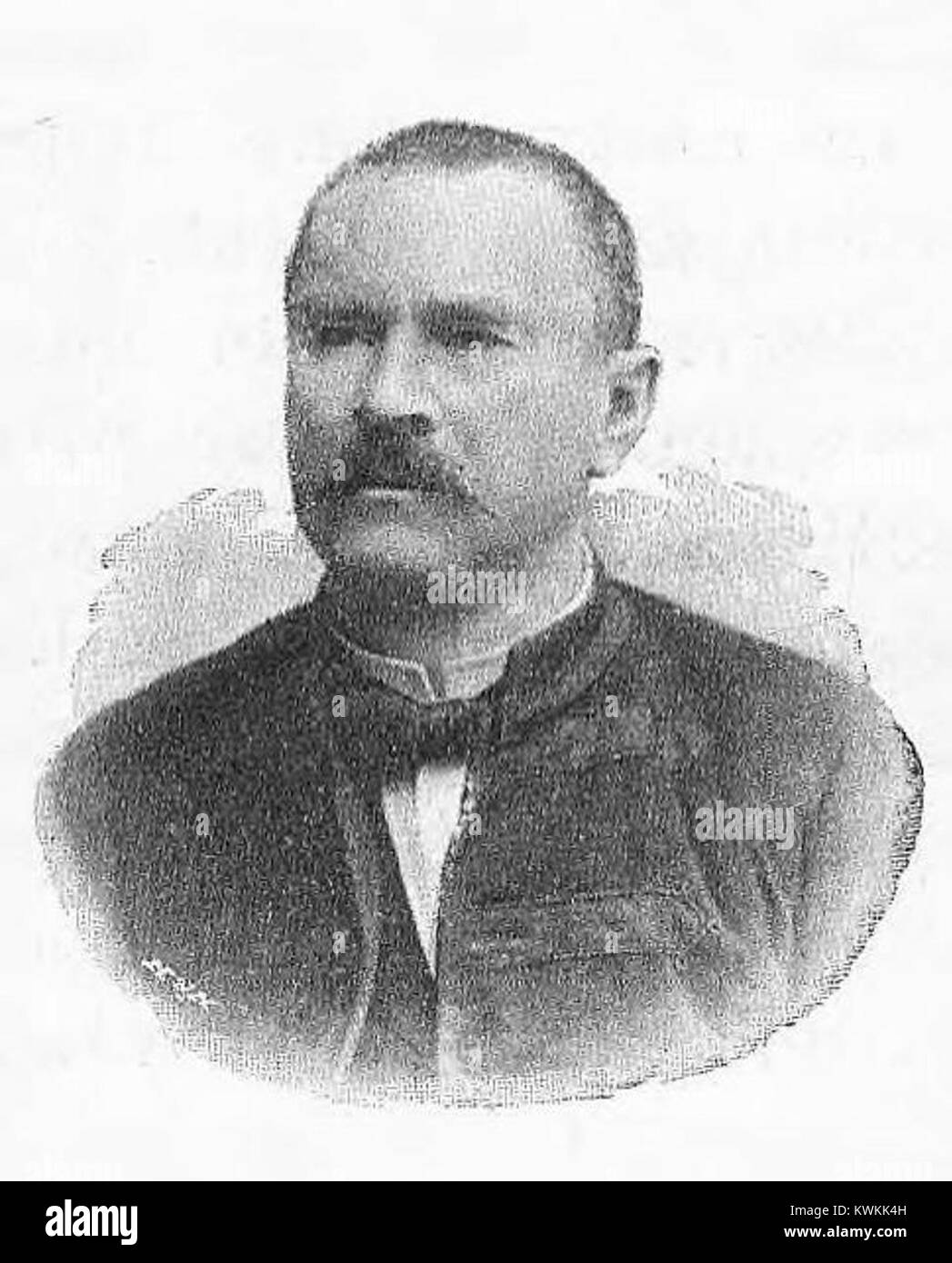 Justyn Lang, membro di TG Sokół, un'organizzazione ginnasta e patriottica polacca che promuove l'educazione fisica, lo sviluppo culturale e l'identità nazionale durante la fine del XIX e l'inizio del XX secolo. Foto Stock