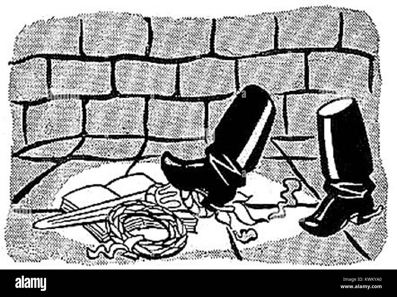 L'opera di Josef Čapek degli anni '1920, *Diktátorské boty* (stivali dittatori), offre una critica visiva dell'autoritarismo, con immagini audaci e una riflessione sulle dinamiche di potere. Il pezzo è emblematico del commento sociale di Čapek durante i tempi turbolenti. Foto Stock