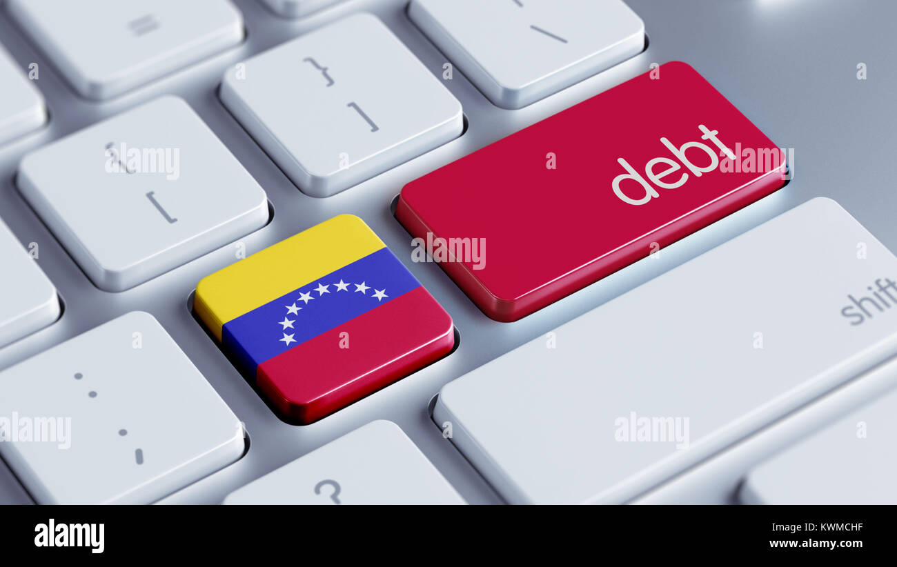 Venezuela ad alta risoluzione il concetto di debito Foto Stock