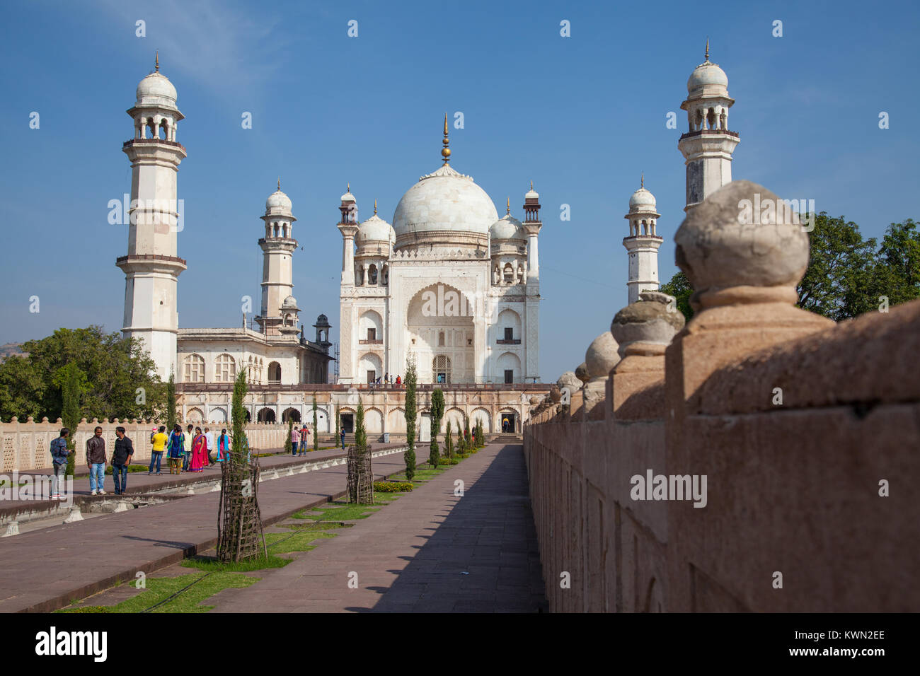 Bibi Ka Maqbara (Baby Taj), Aurangabad, Maharashtra Foto Stock