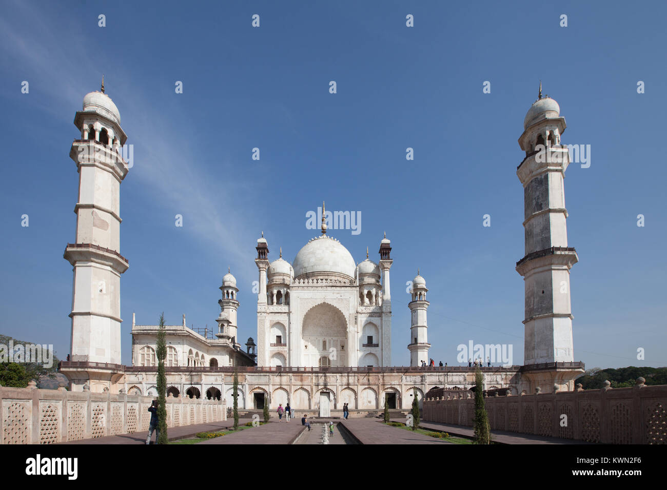 Bibi Ka Maqbara (Baby Taj), Aurangabad, Maharashtra Foto Stock