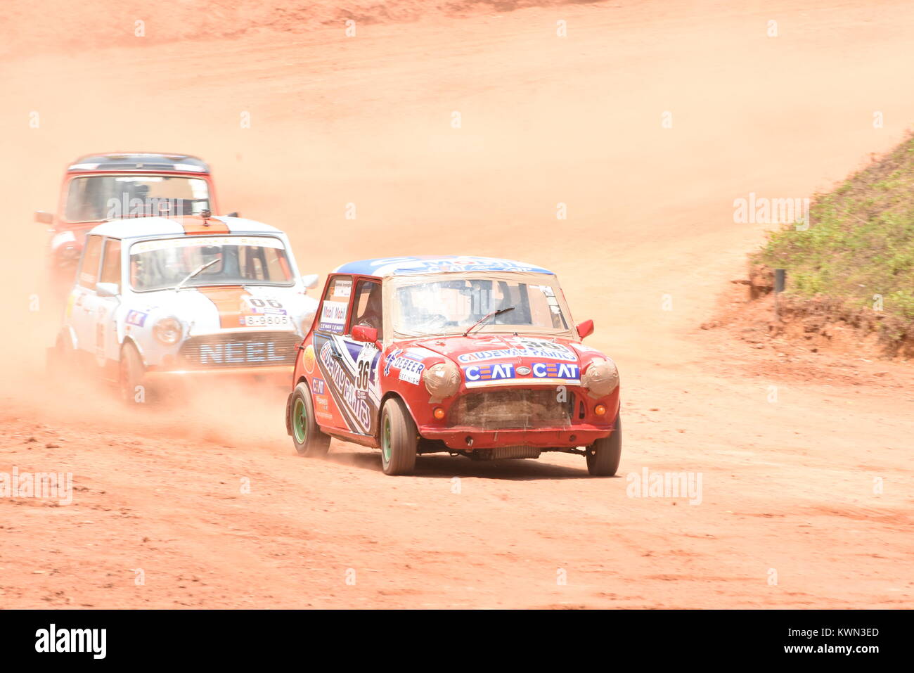 Mini Cooper racing, Colombo Supercross 2017 Foto Stock