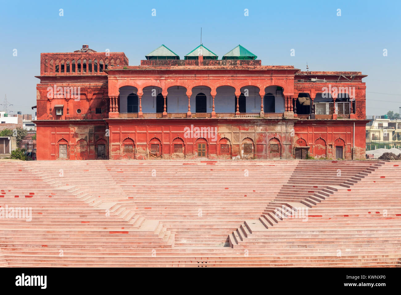 Hussainabad Picture Gallery è una galleria d'arte nella città di Lucknow, India. È anche chiamato come Baradari. Foto Stock