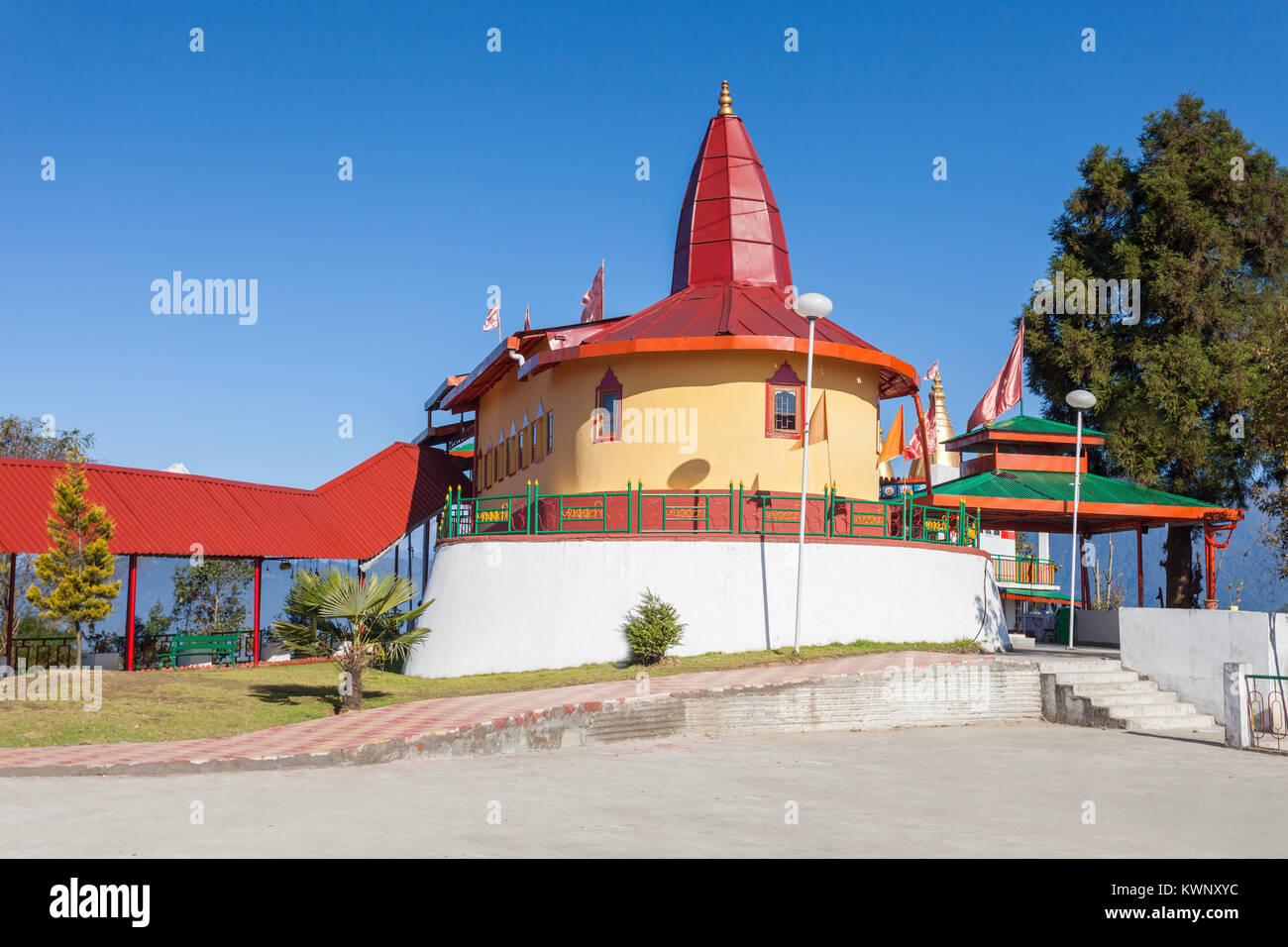 Hanuman Tok viewpoint in Gangtok, Sikkim stato dell India Foto Stock