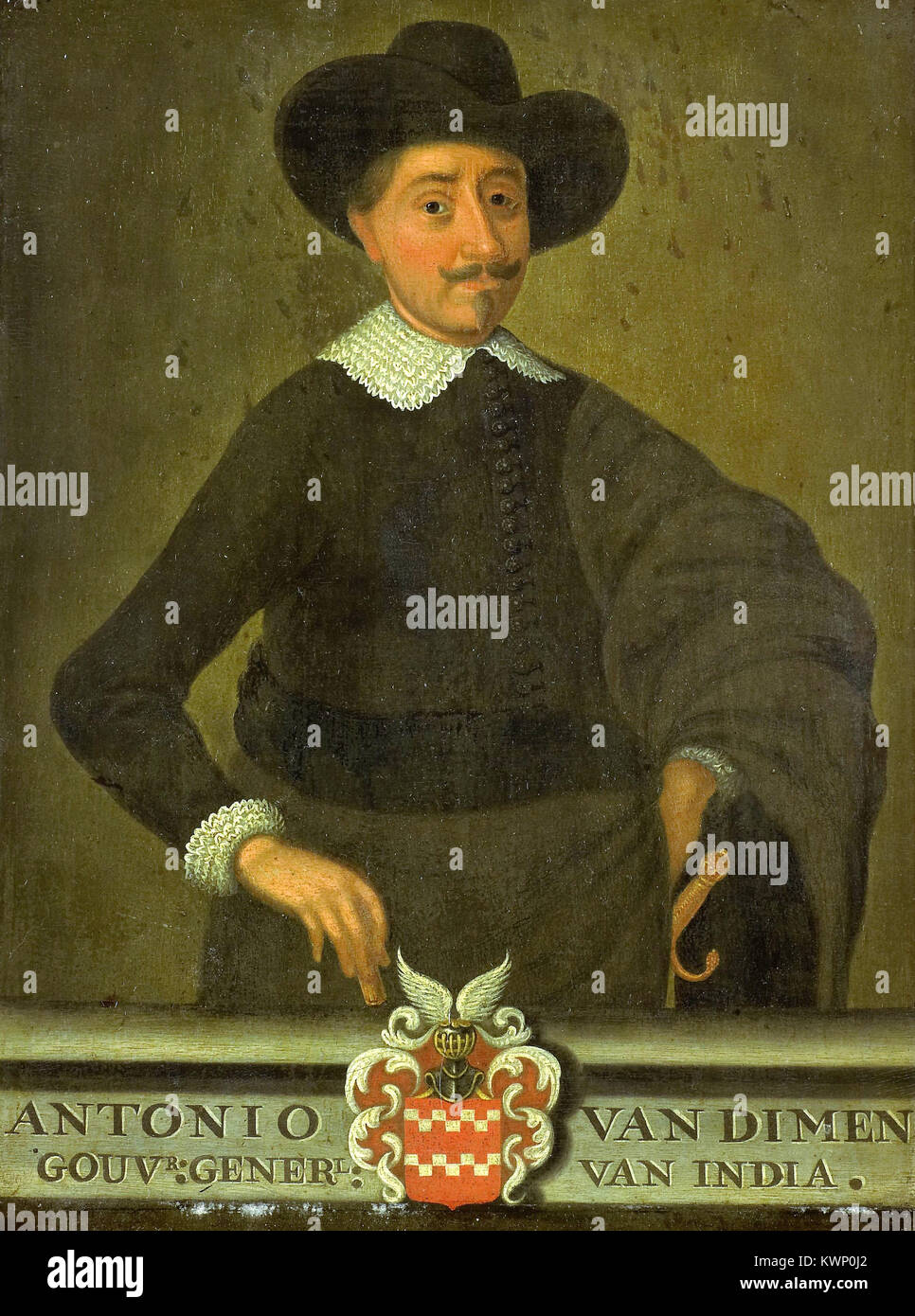 Anthony Van Diemen (1593 - 19 Aprile 1645) olandese governatore coloniale Foto Stock