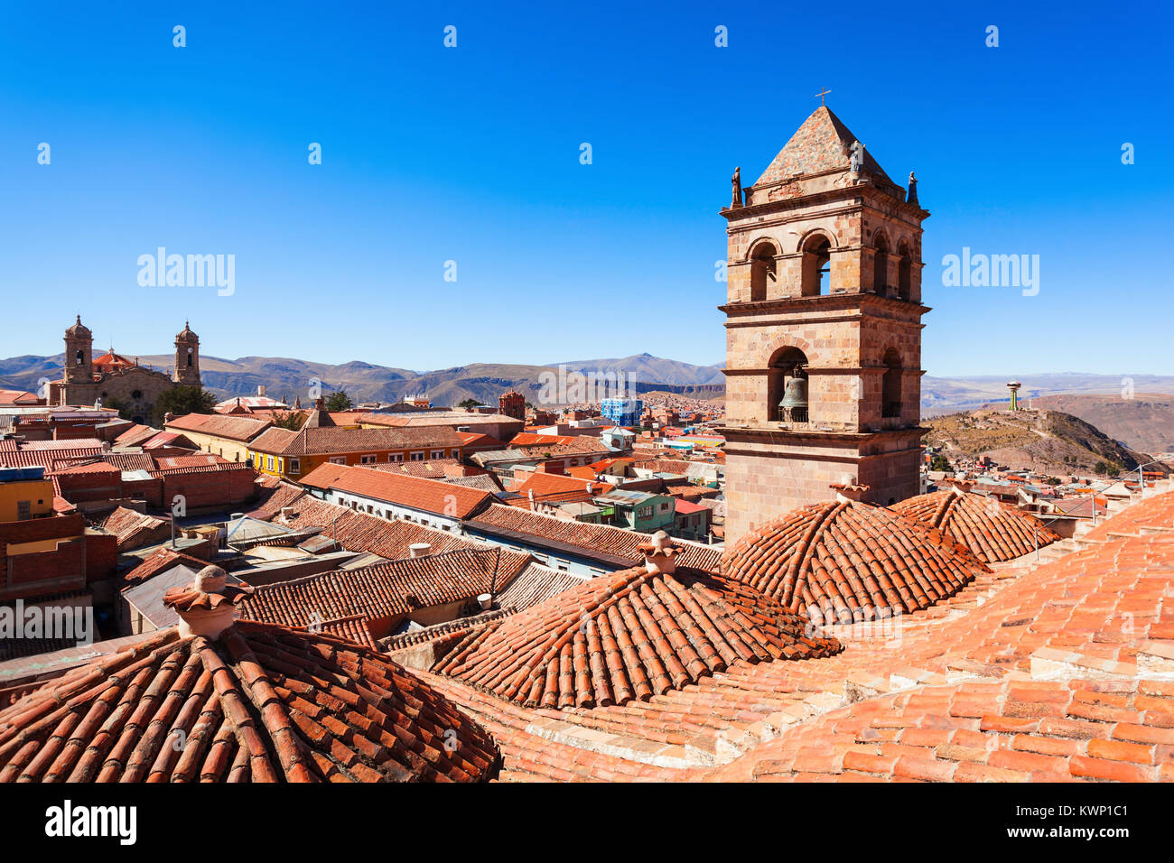 La Chiesa di San Lorenzo (Iglesia de San Lorenzo) in Potosi, Bolivia Foto Stock