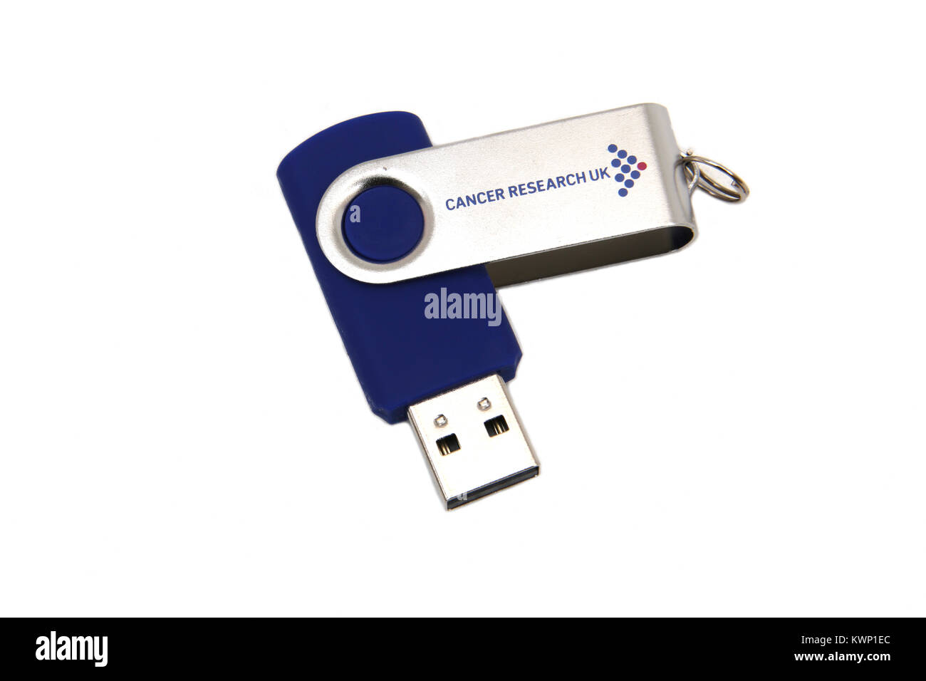 Una promozionali Memory Stick USB Cancer Research UK Foto Stock