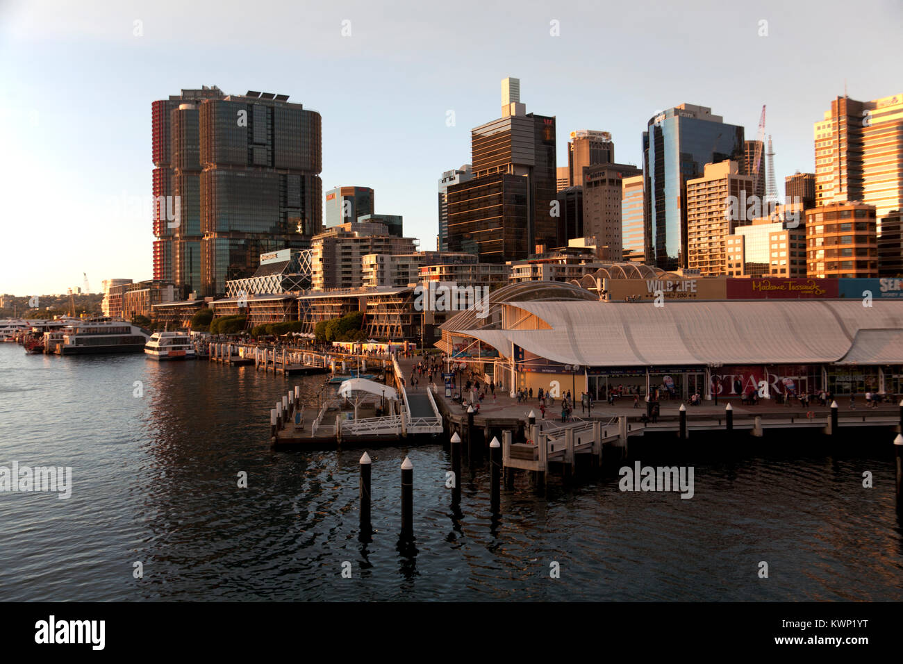 King Street Wharf Darling Harbour sydney New South Wales AUSTRALIA Foto Stock