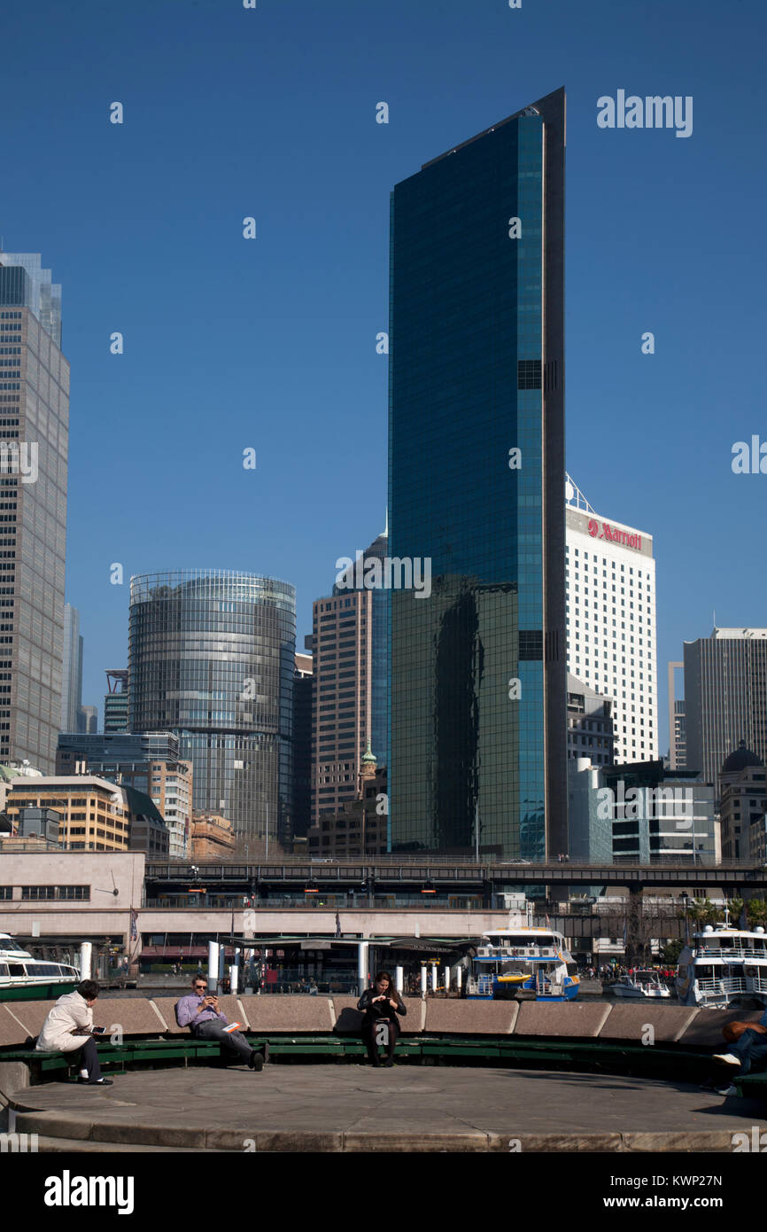 Il Circular Quay sydney cove sydney New South Wales AUSTRALIA Foto Stock