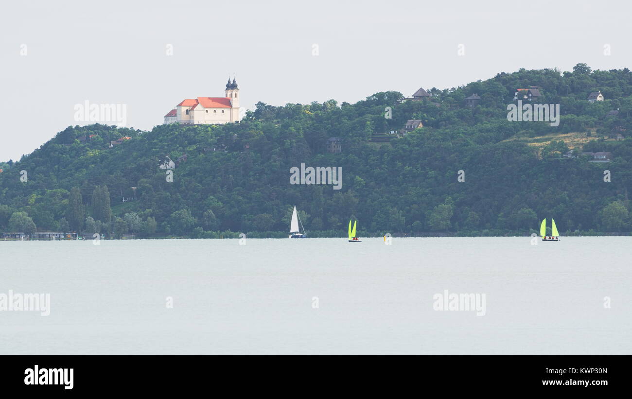 Sulla penisola di Tihany e del lago Balaton a Tihany Abbey in Ungheria Foto Stock