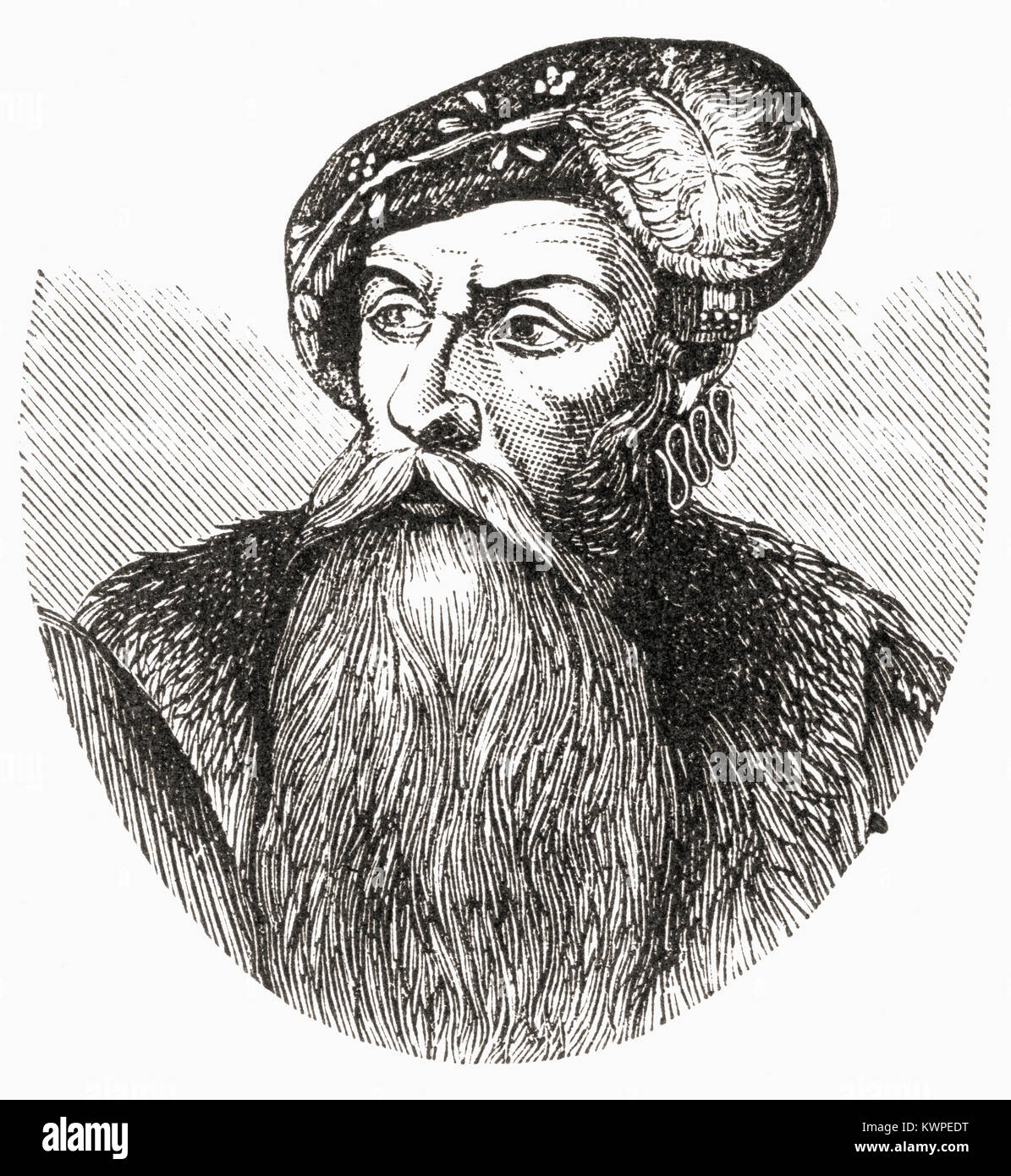 Gustavo, nato Gustav Eriksson del Vasa famiglia nobile e più tardi noto come Gustav Vasa, 1496 - 1560. Re di Svezia. Da Ward e bloccare la storia illustrata del mondo, pubblicato c.1882. Foto Stock
