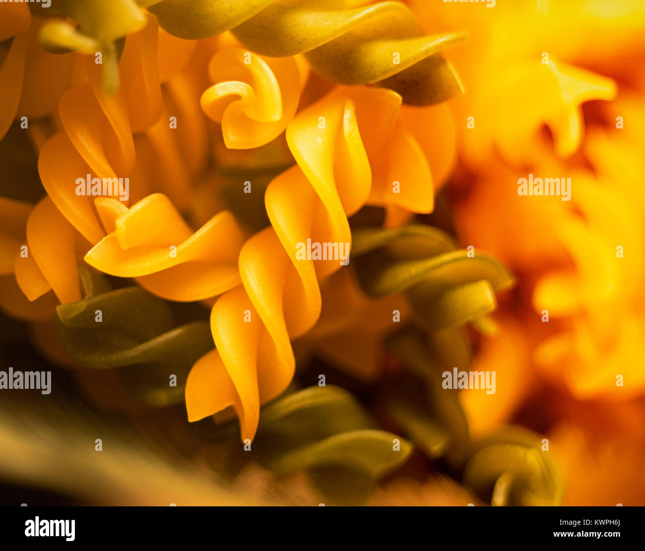 Fusilli torsioni Foto Stock