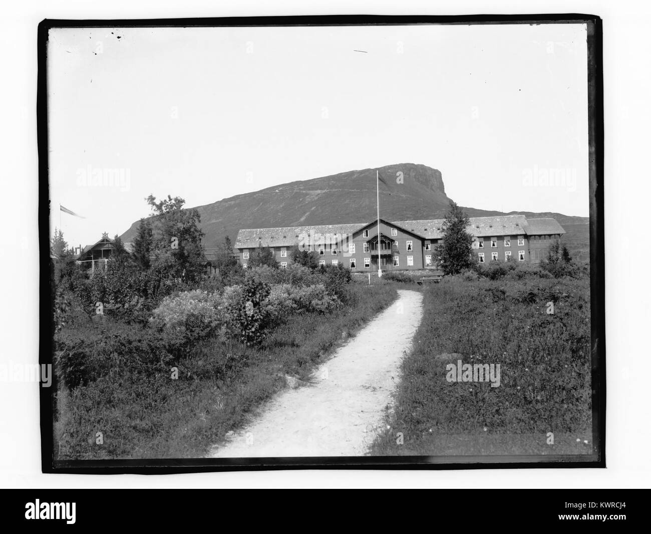 Il sanatorio Gausdal di Gausdal, Norvegia, è una storica istituzione sanitaria nota per il suo ruolo nel trattamento medico e nell'architettura, che rappresenta le pratiche sanitarie dei primi anni del XX secolo in Norvegia. Foto Stock