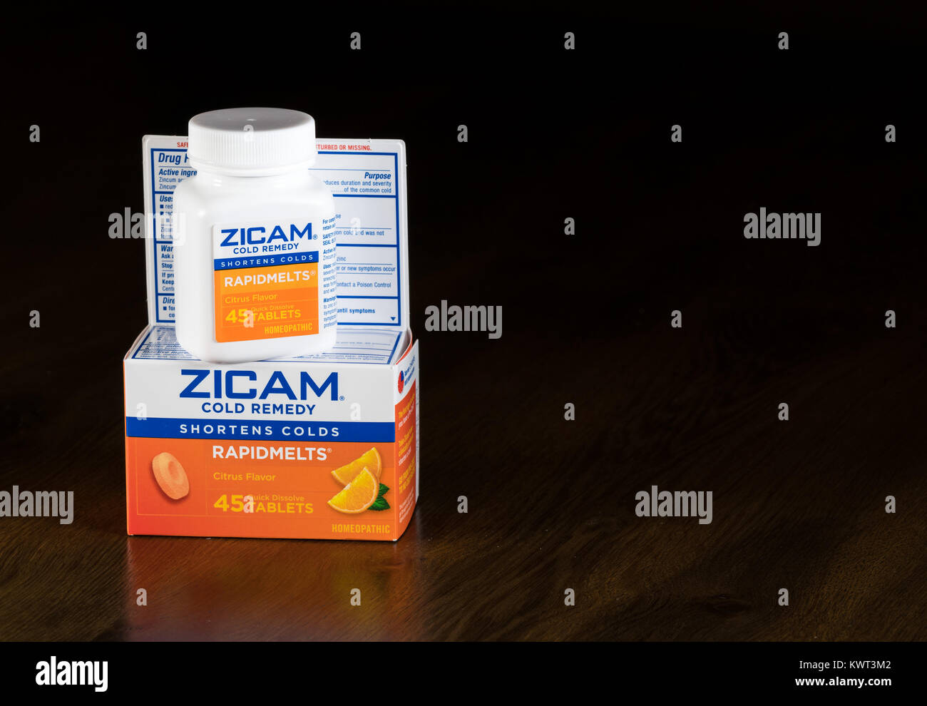 Zicam freddo supplemento remedy bottiglia Foto Stock