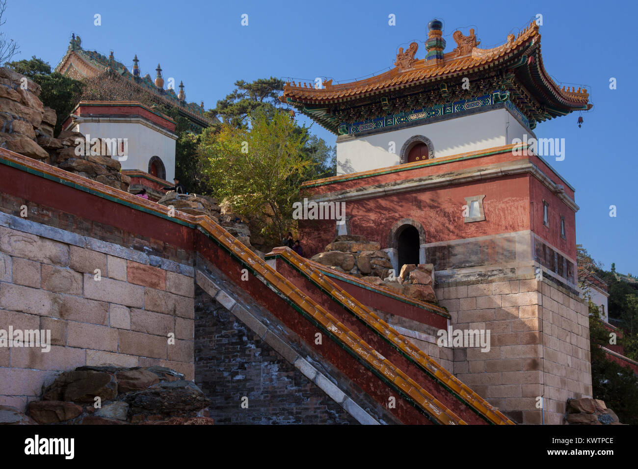 Estate Palazzo e il Giardino Imperiale a Pechino in Cina Foto Stock