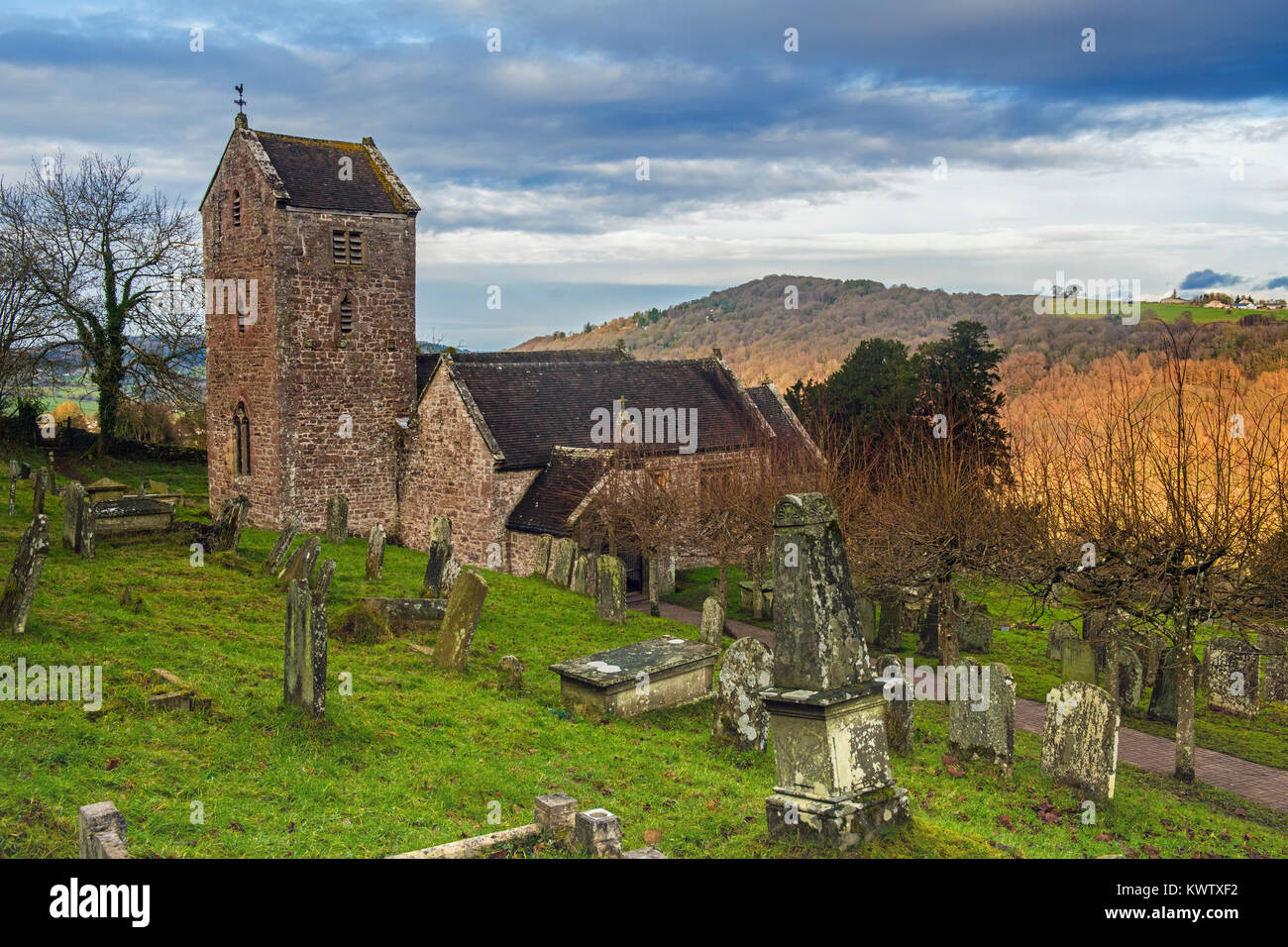 Penallt vecchia chiesa Penallt Monmouthshire Galles del Sud Foto Stock