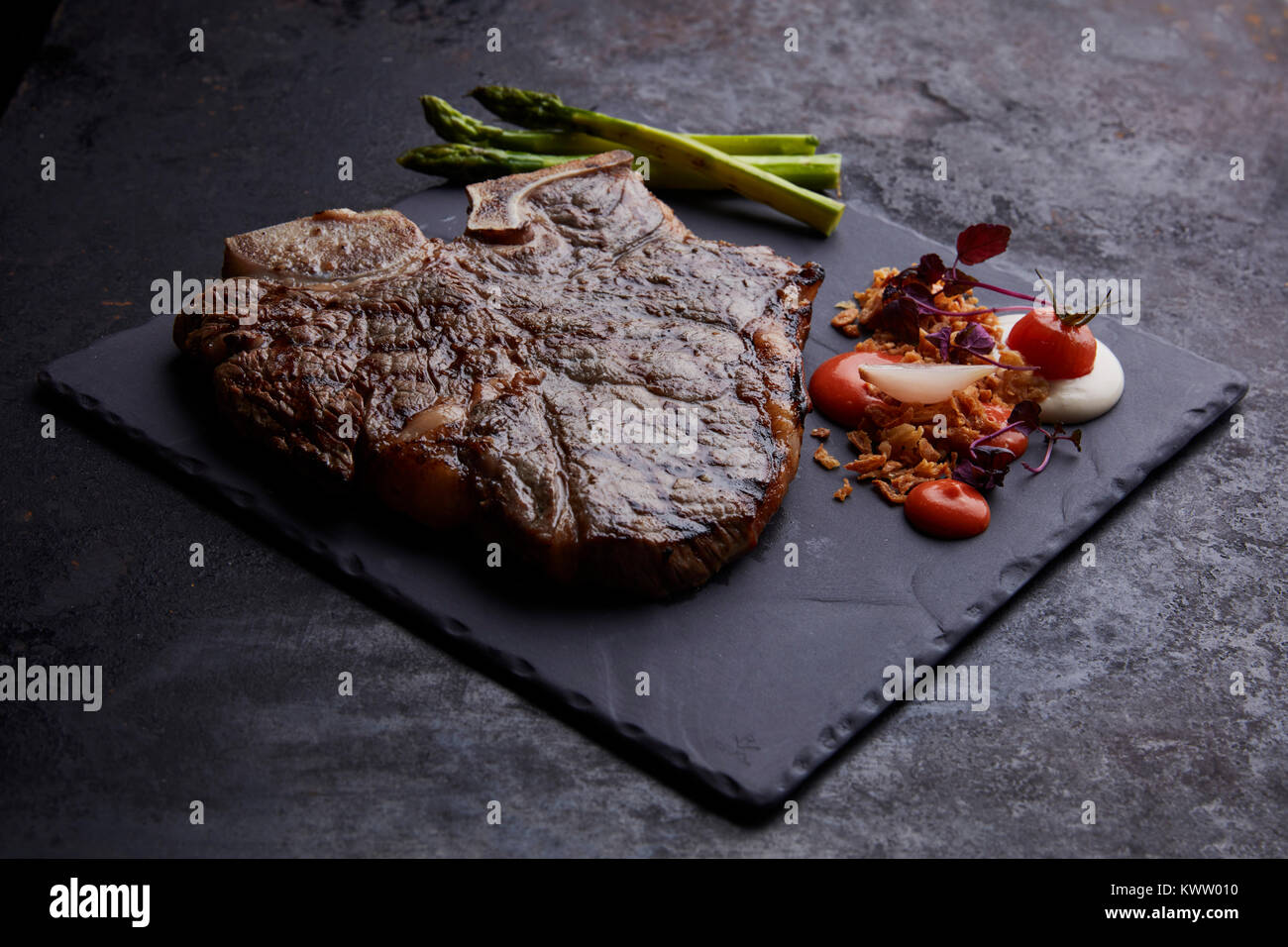 T-bone steak Foto Stock