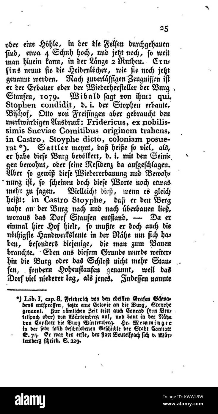 Questo riferimento a "De Hohestaufen" di Ammermüller a pagina 025 offre approfondimenti sull'analisi storica della dinastia Hohenstaufen, concentrandosi sulla loro influenza politica e culturale nell'Europa medievale. Foto Stock