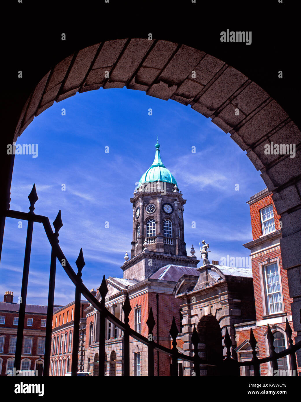 Il Castello di Dublino, County Dublin, Irlanda Foto Stock