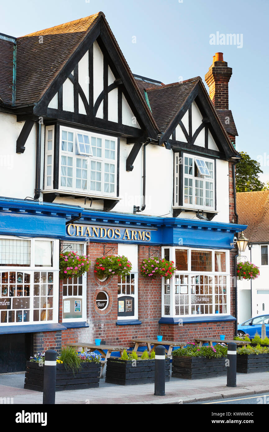 La Chandos Arms pub in Colindale London Foto Stock