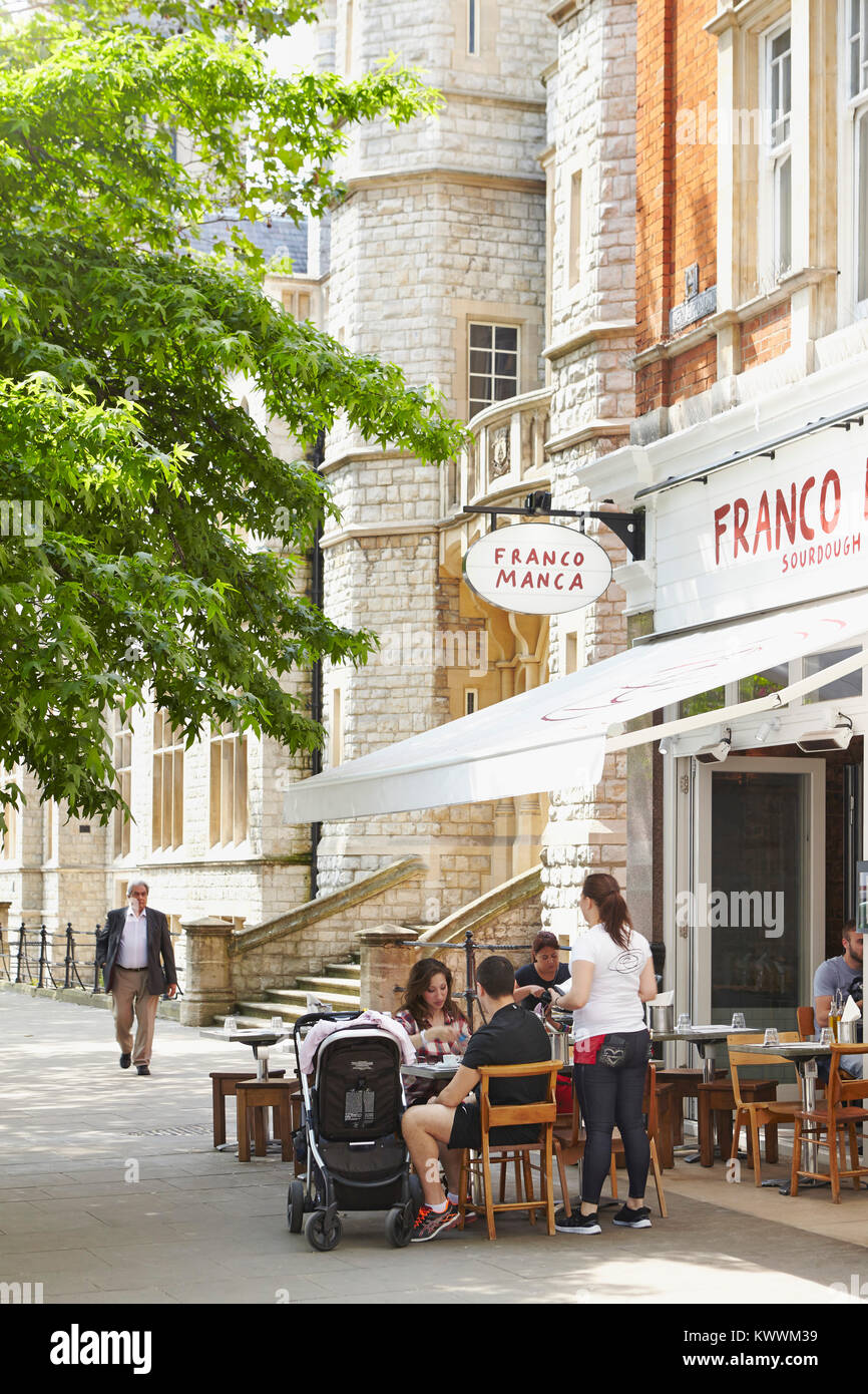 Franco Manca Ristorante, Ealing Broadway, Londra, Regno Unito Foto Stock